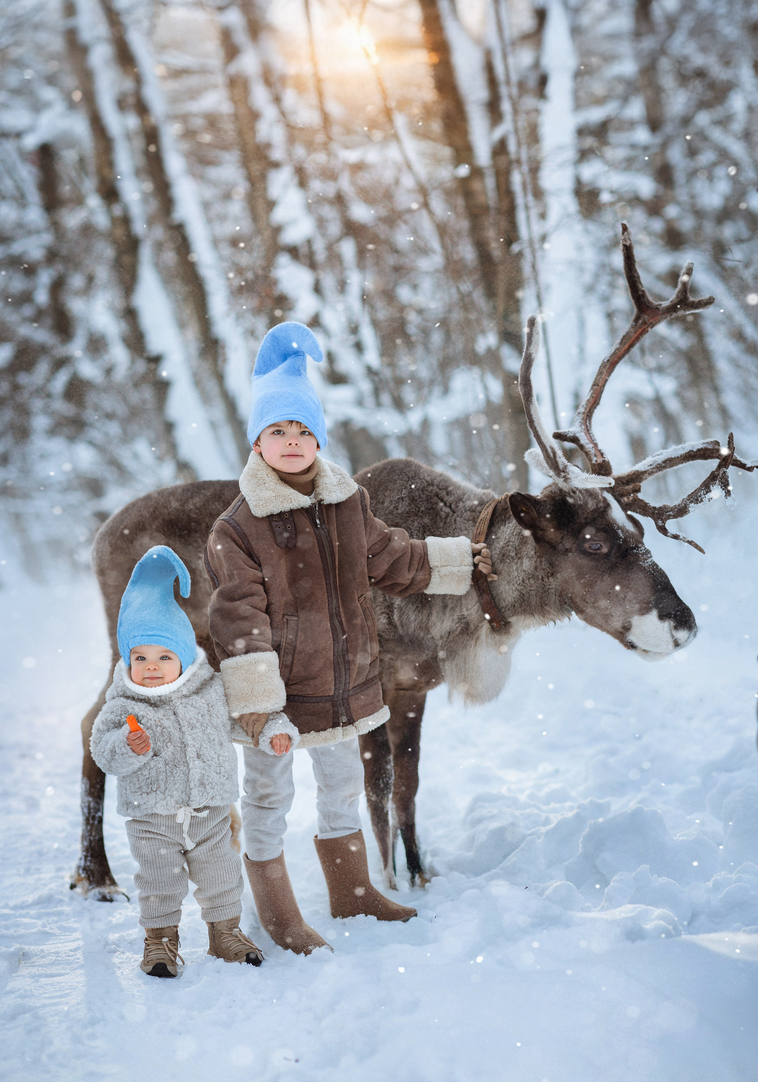 Фотосессии с оленями. Фотограф Лия Милк | Москва, Подмосковье
