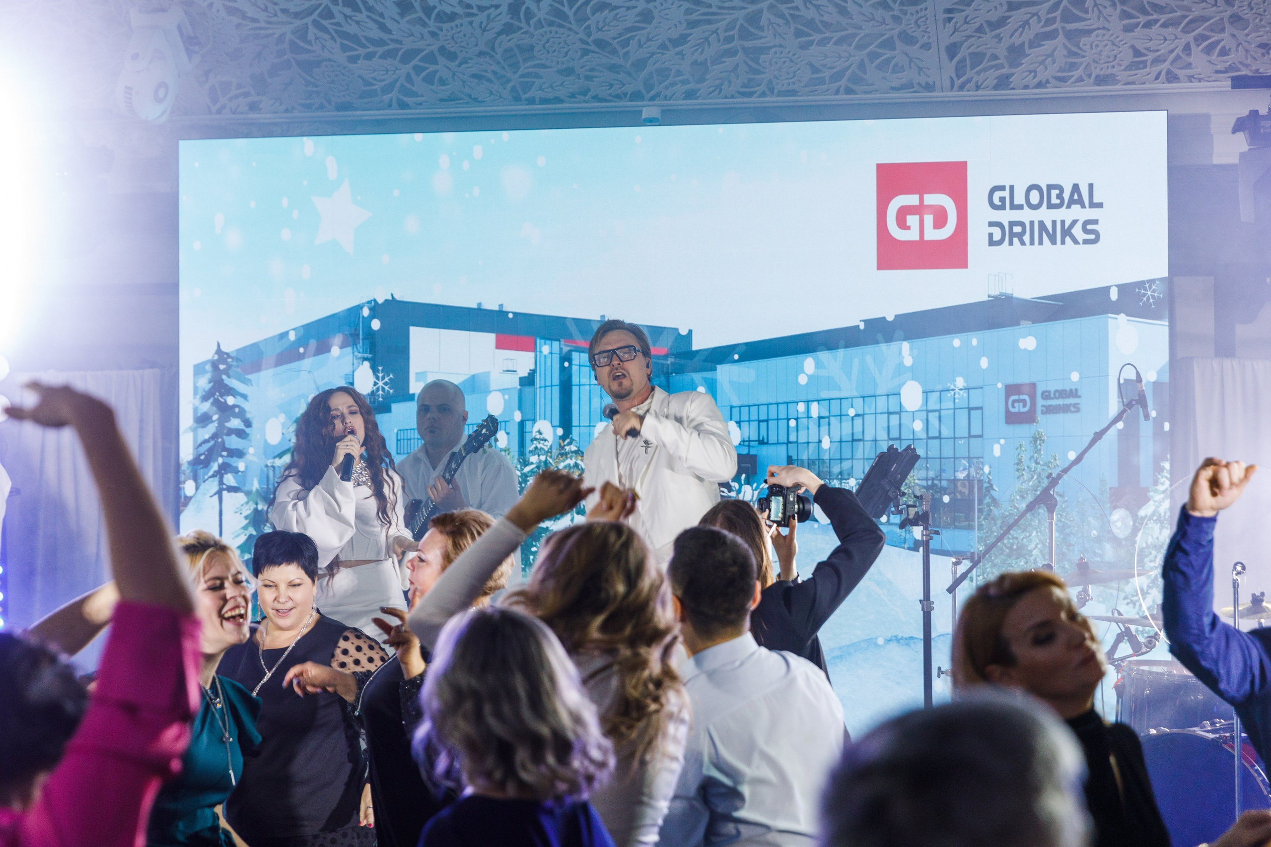 Новогодний корпоратив Global Drinks. Фотограф Макс Носков