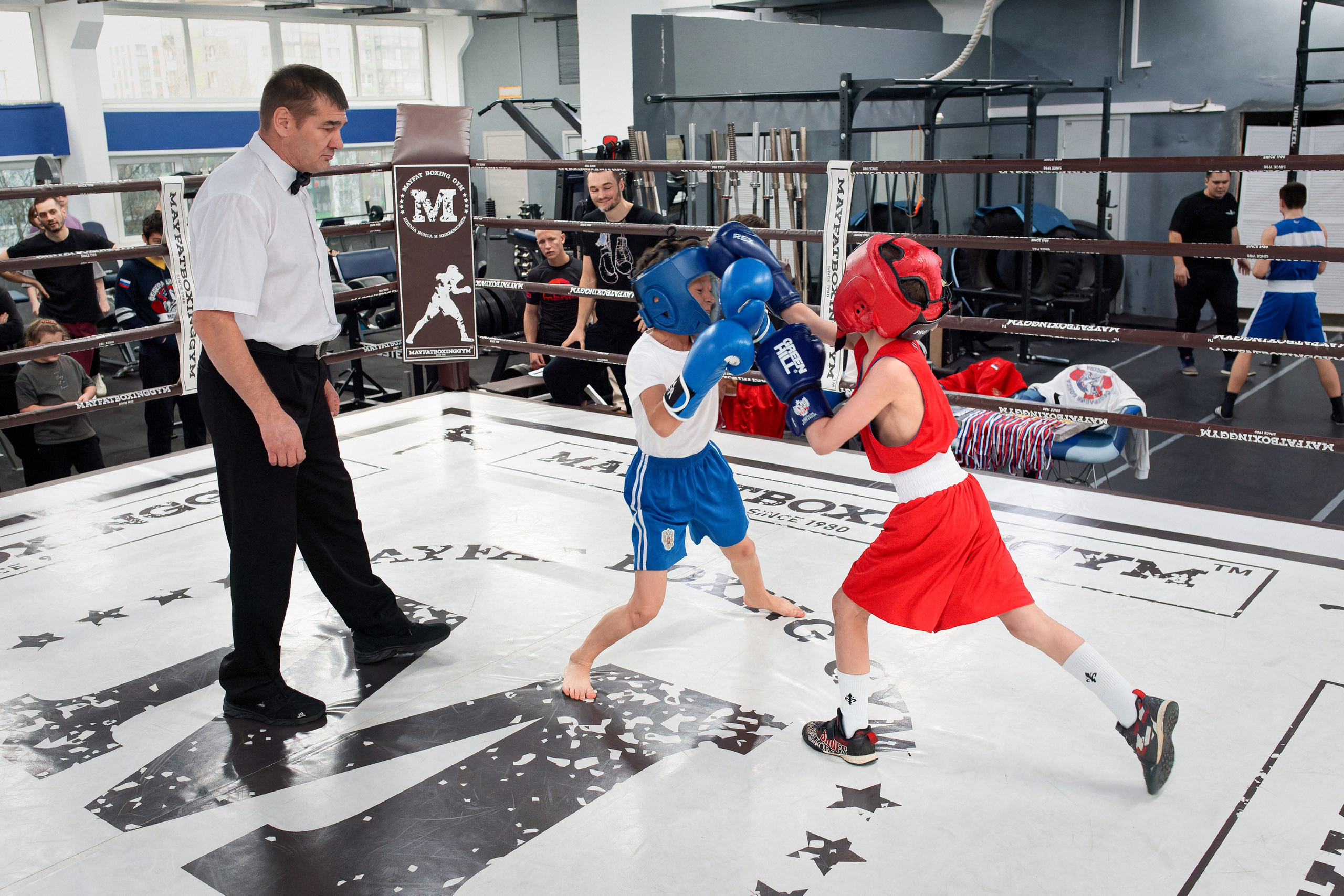 «Открытый ринг» в школе бокса Сергея Майфата. Зеленоград, 12.11.2023 г. Фотограф Никифоров-Гордеев Сергей. Москва и МО