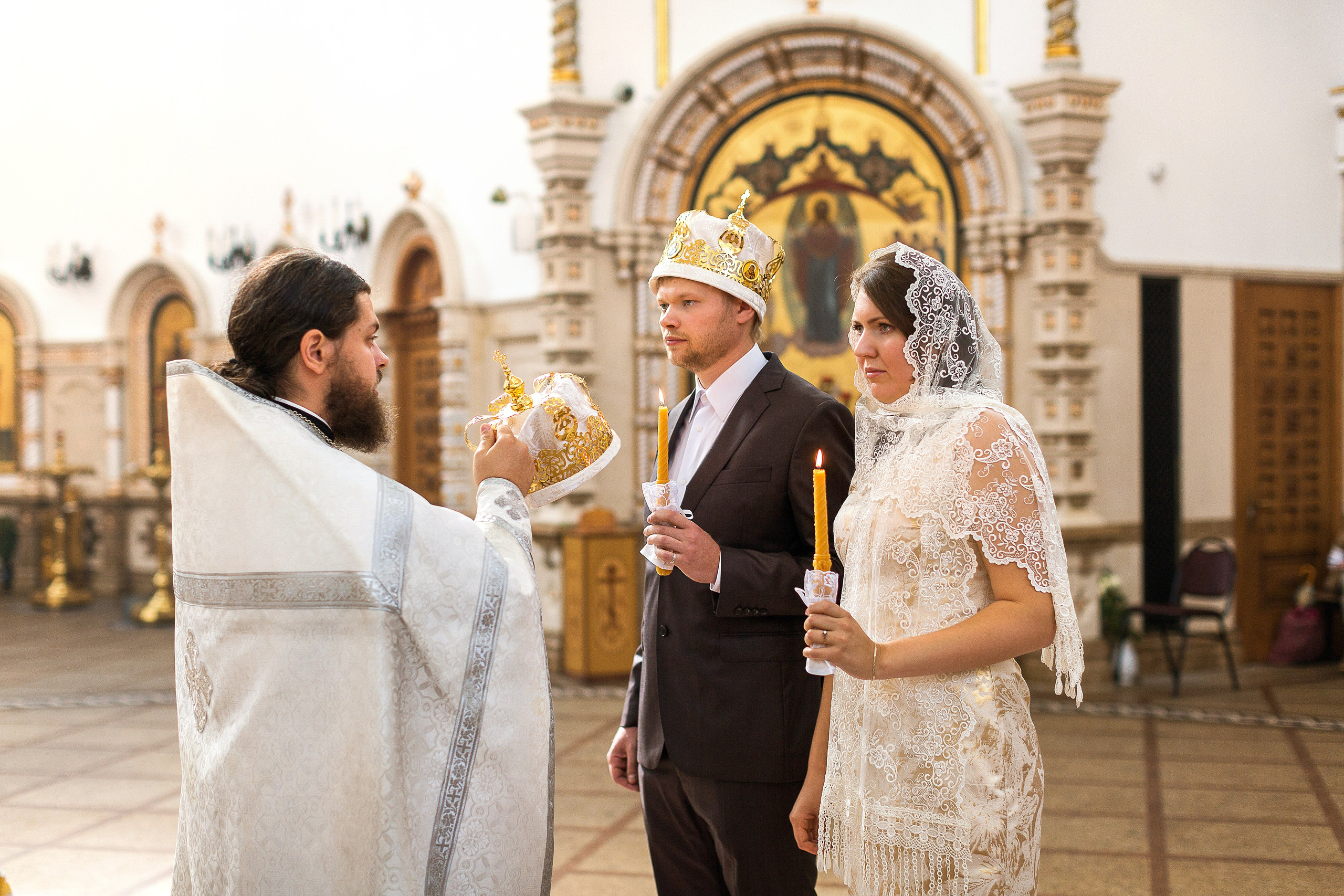 Венчание Светланы и Алексея. Фотограф на Крещение, семейный фотограф в Москве