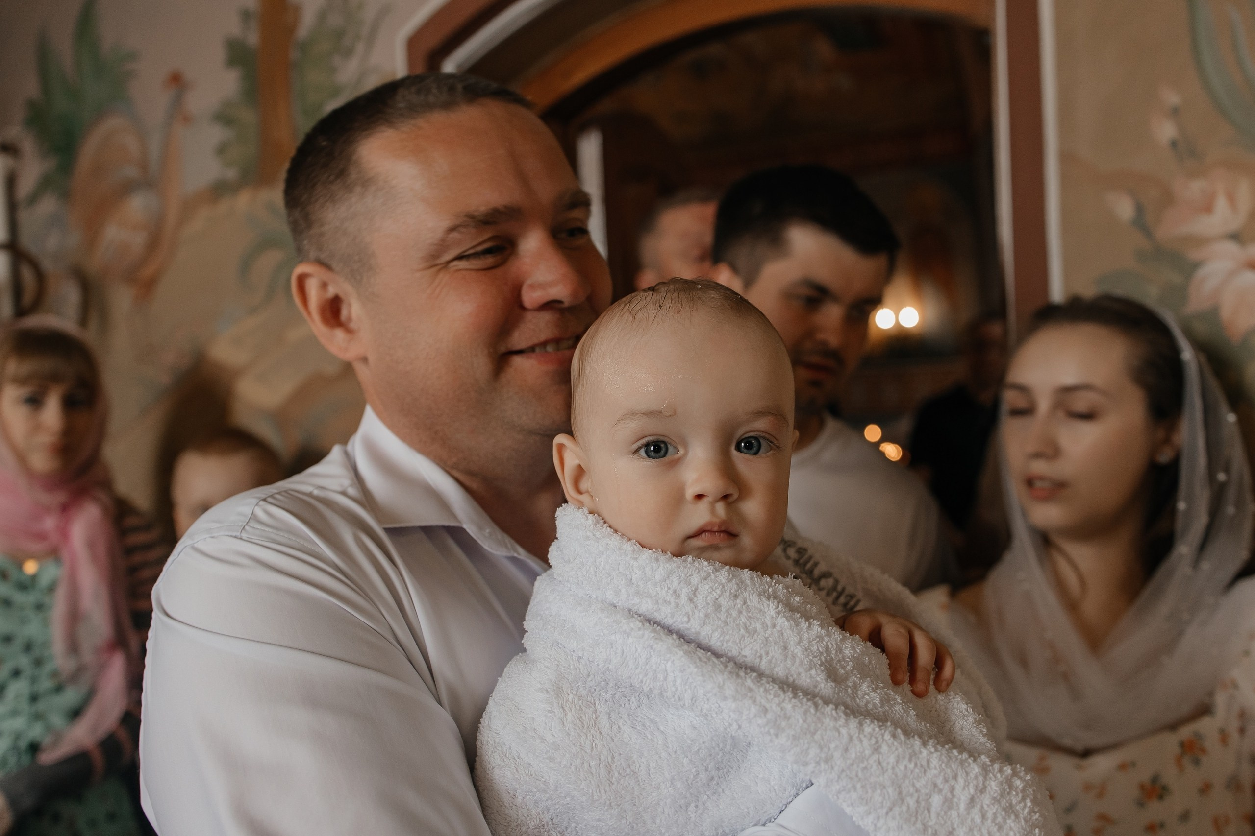 Таинство крещения Льва. Свадебный и семейный фотограф в Москве Дарья Тюленева