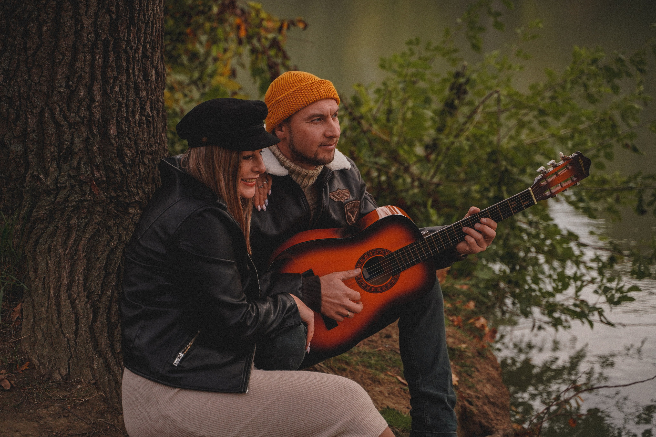 Семейная осенняя фотосессия у реки. Семейный и женский фотограф в Краснодаре Анастасия Приймак