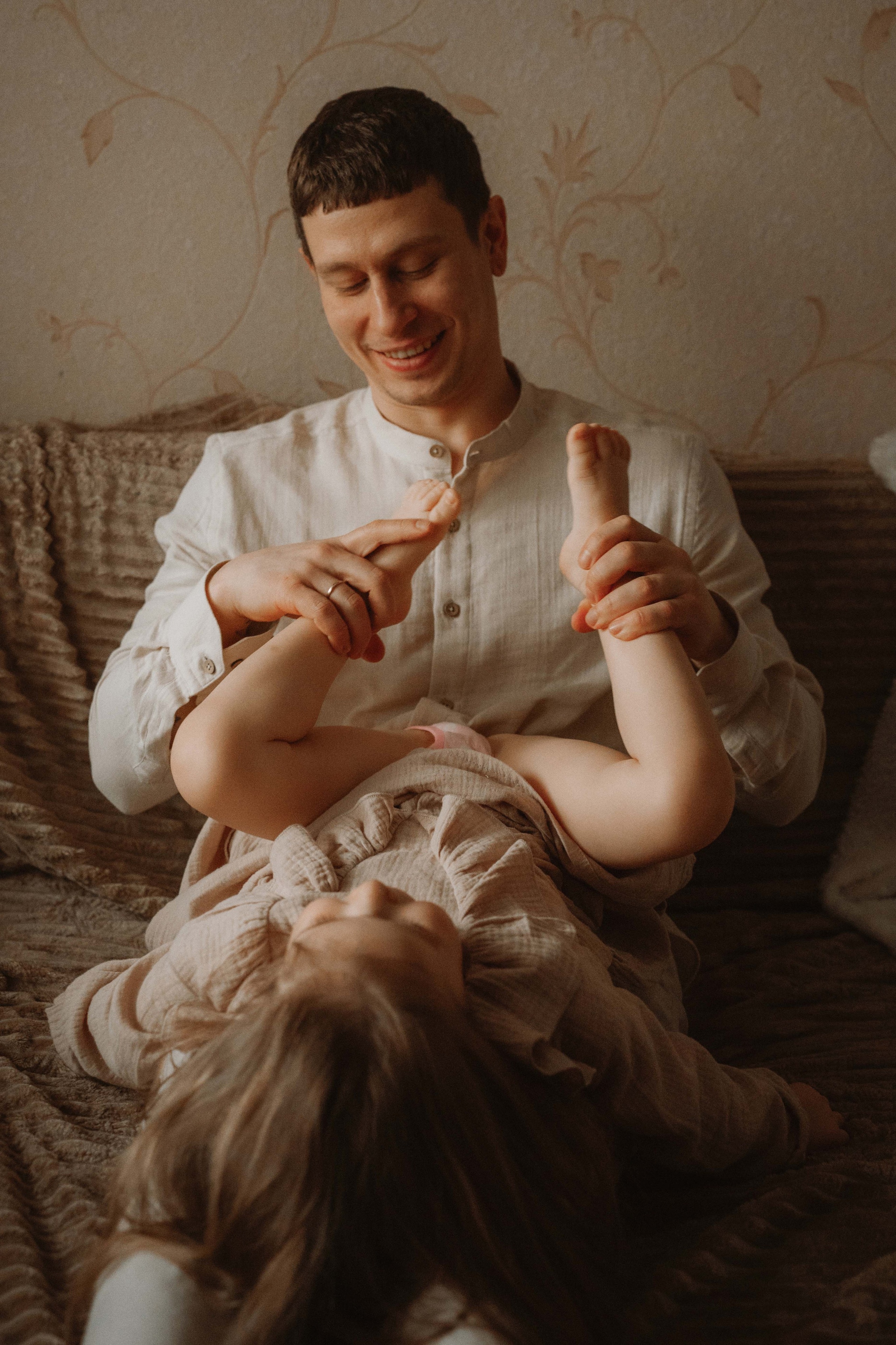 Ваня, Лера, Алиса и Кирюша. Семейный фотограф • Домашние съемки в Нижнем Новгороде
