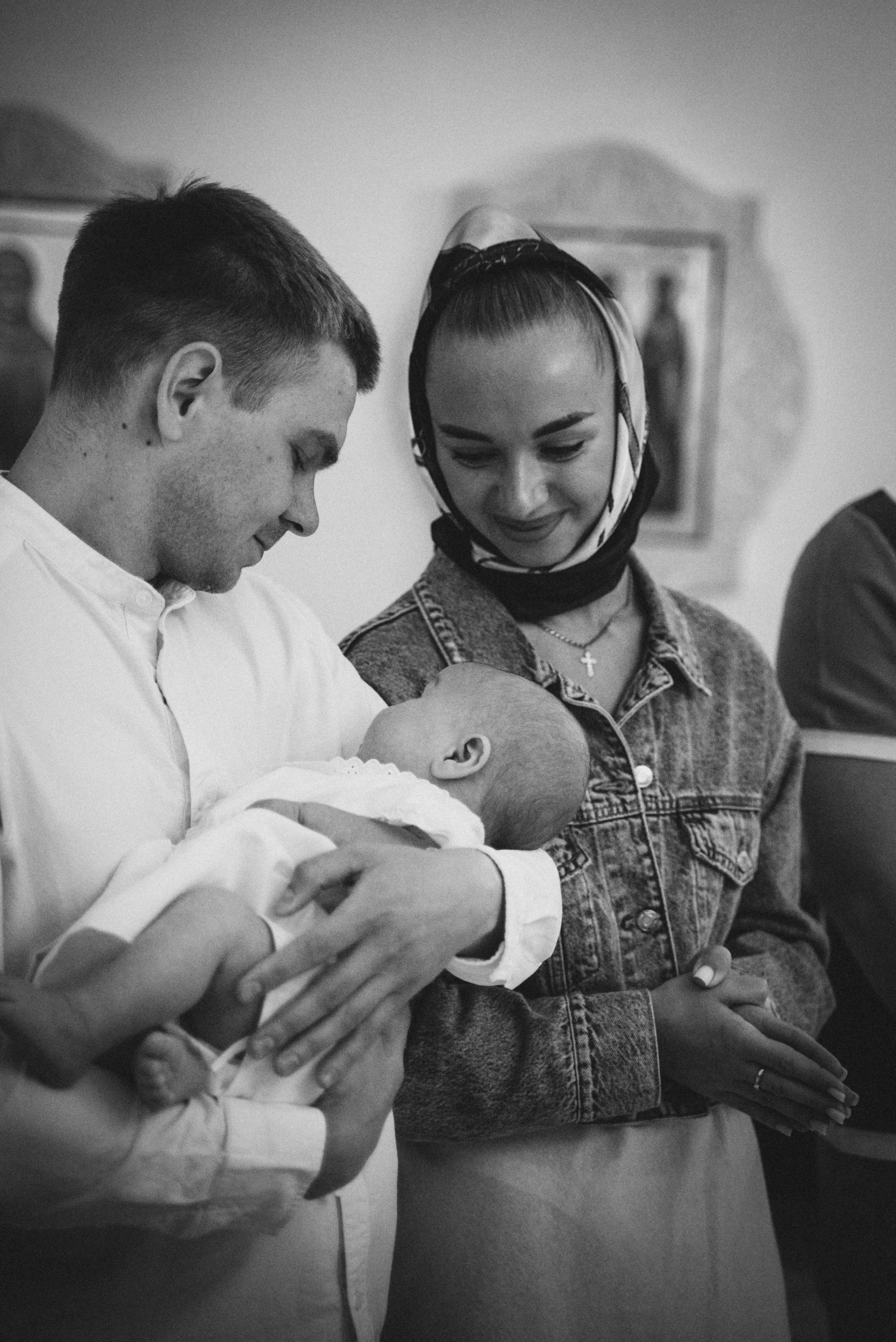 Крещение Максима (Криптовый храм в честь собора Новомучеников). Семейный фотограф в Минске Дарья Дреко