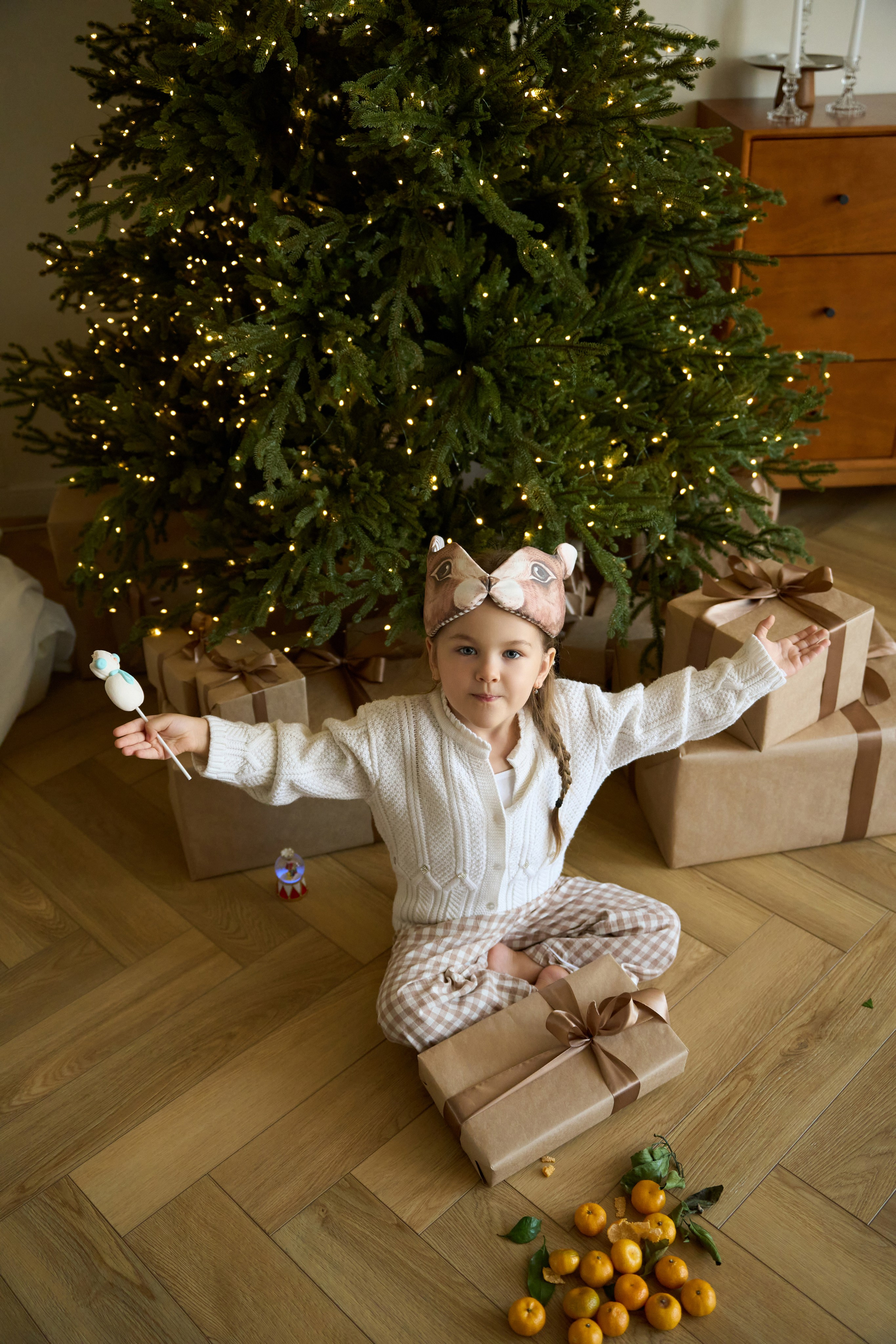 Дина и Есения Новогодняя история. Фотограф из Владивостока Юлия Черепова