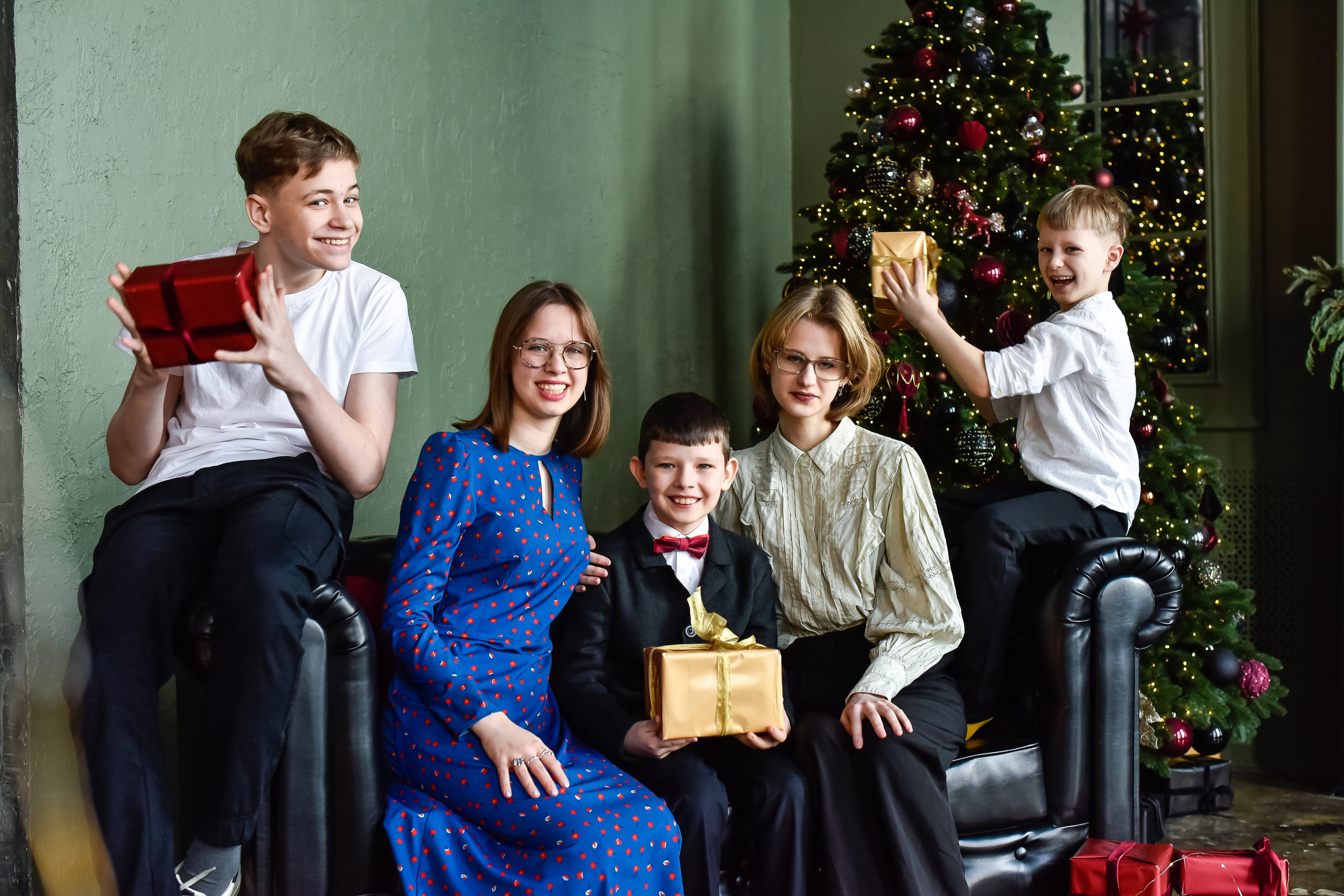 Дружная семья Настеньки