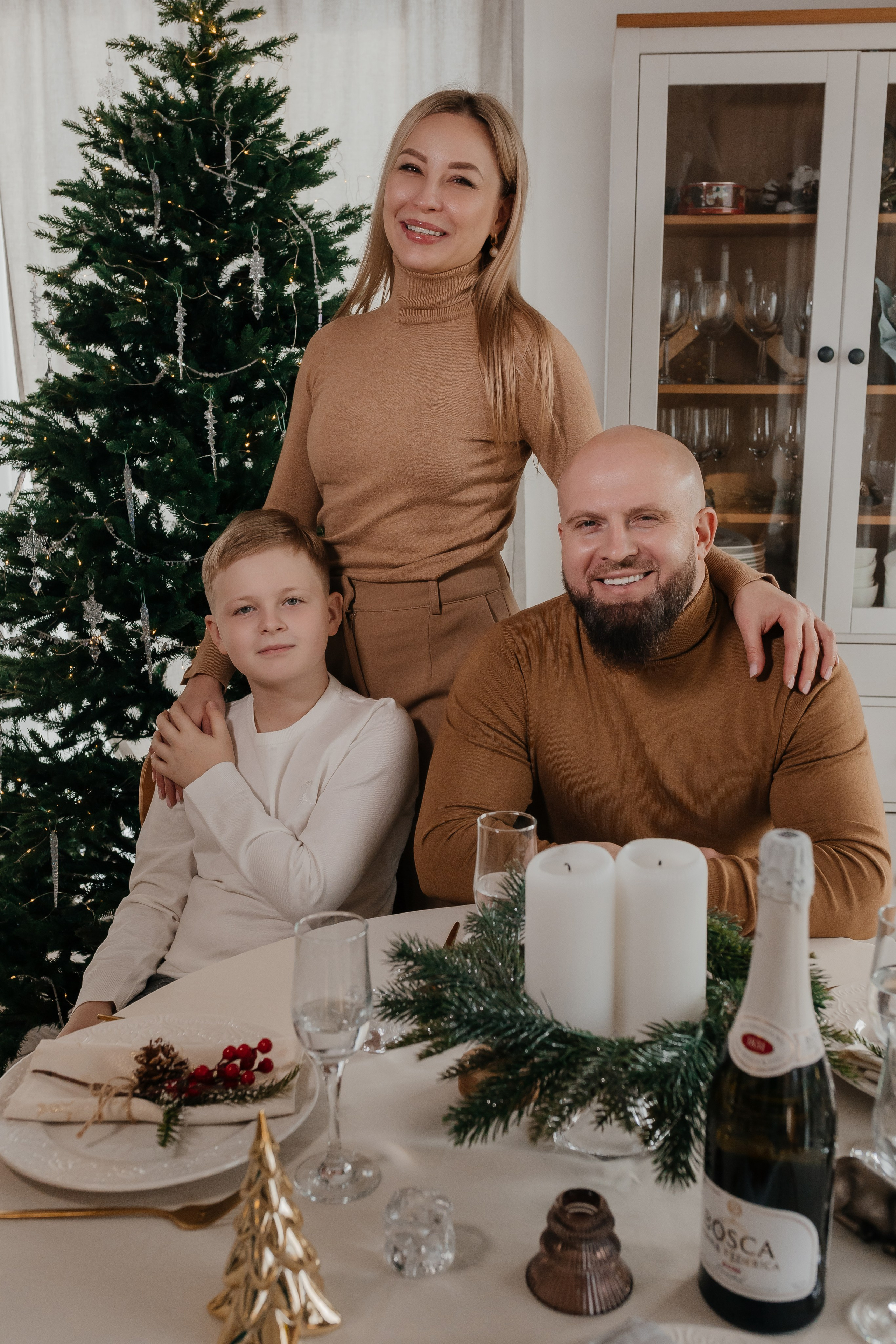 Дневная новогодняя семейная фотосессия. Свадебный фотограф в Ростове-на-Дону и Азове Малявка Анастасия