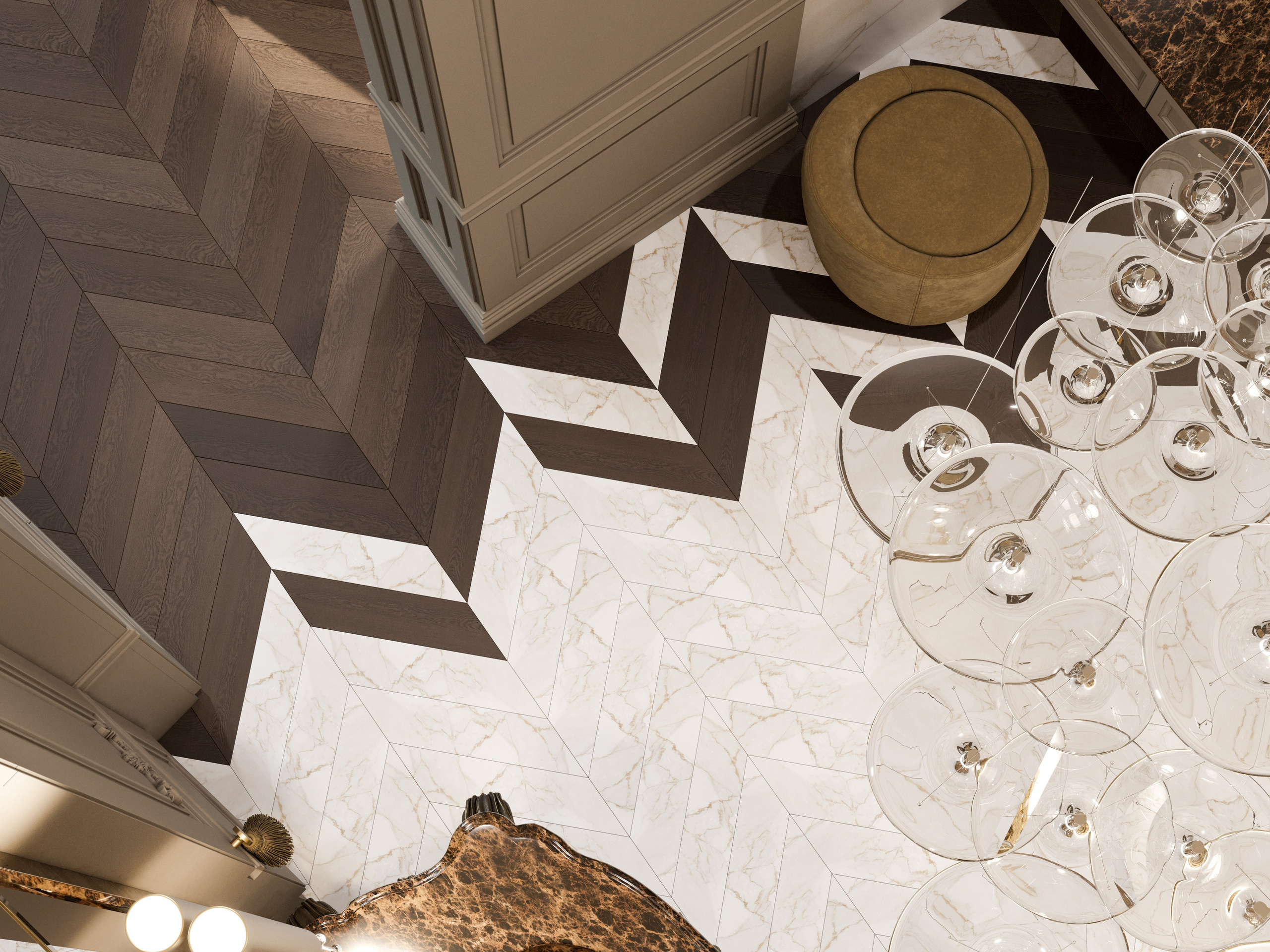 Классика и Современность: 3D Визуализации Особняка с Высокими Потолками. Визуализатор интерьера в Москве | Брагин Кирилл