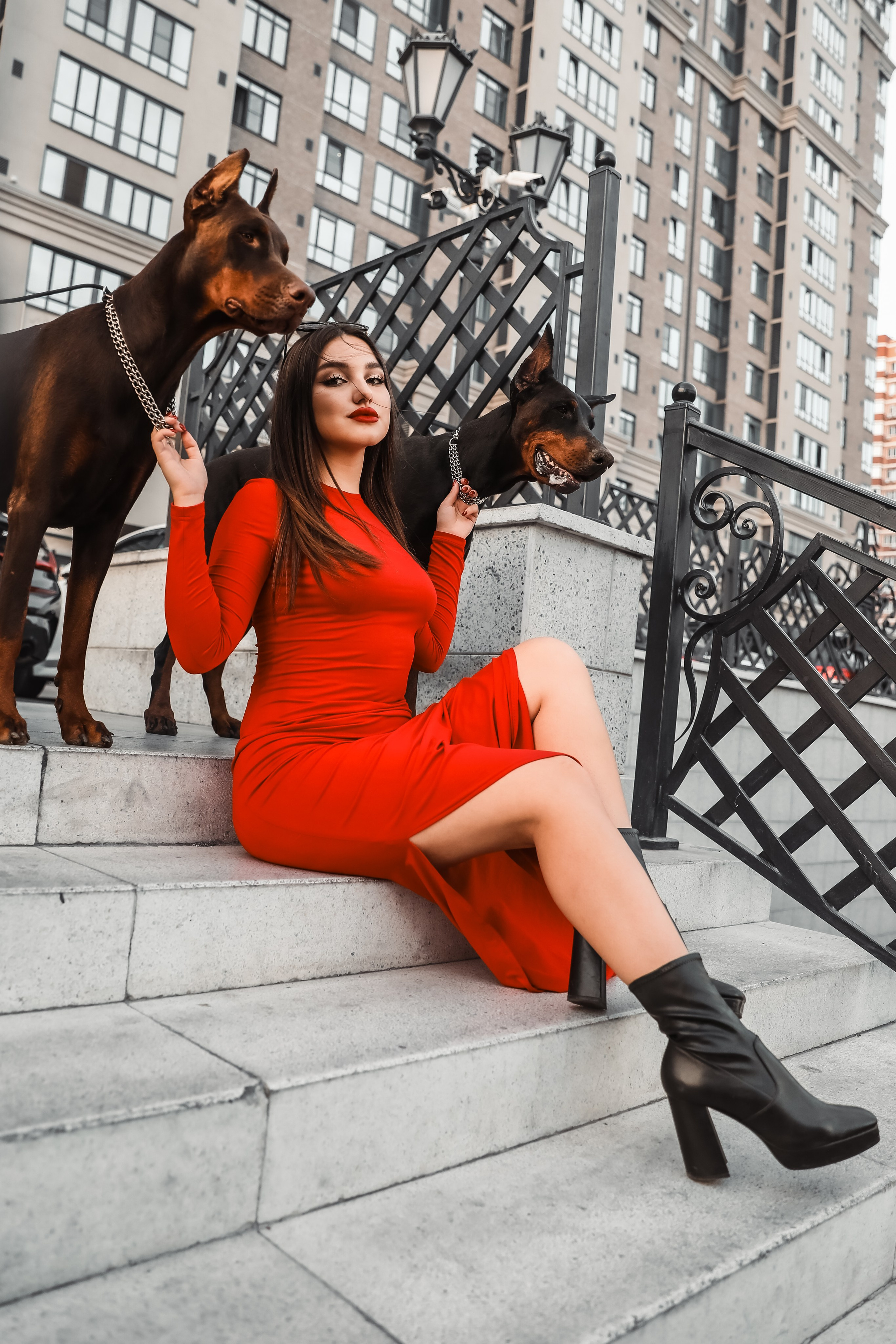 ПРОЕКТ «ДОБЕРМАНЫ». Photographer Viktoriya Markushina «My world throug»