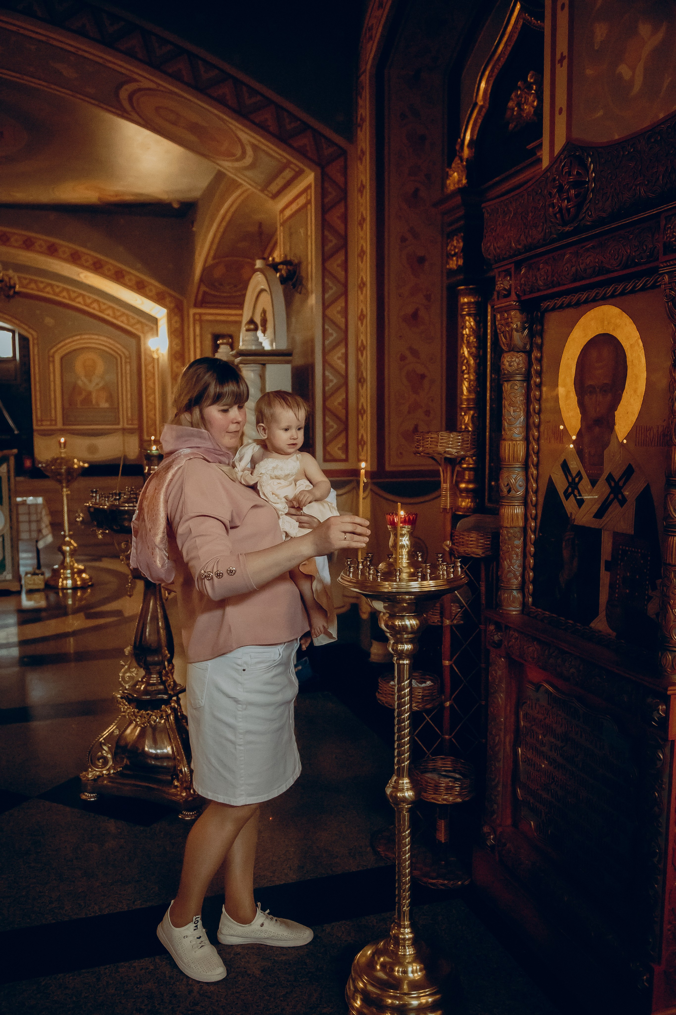 Крещение. Фотограф на первый годик, семейный и детский фотограф в Новосибирске