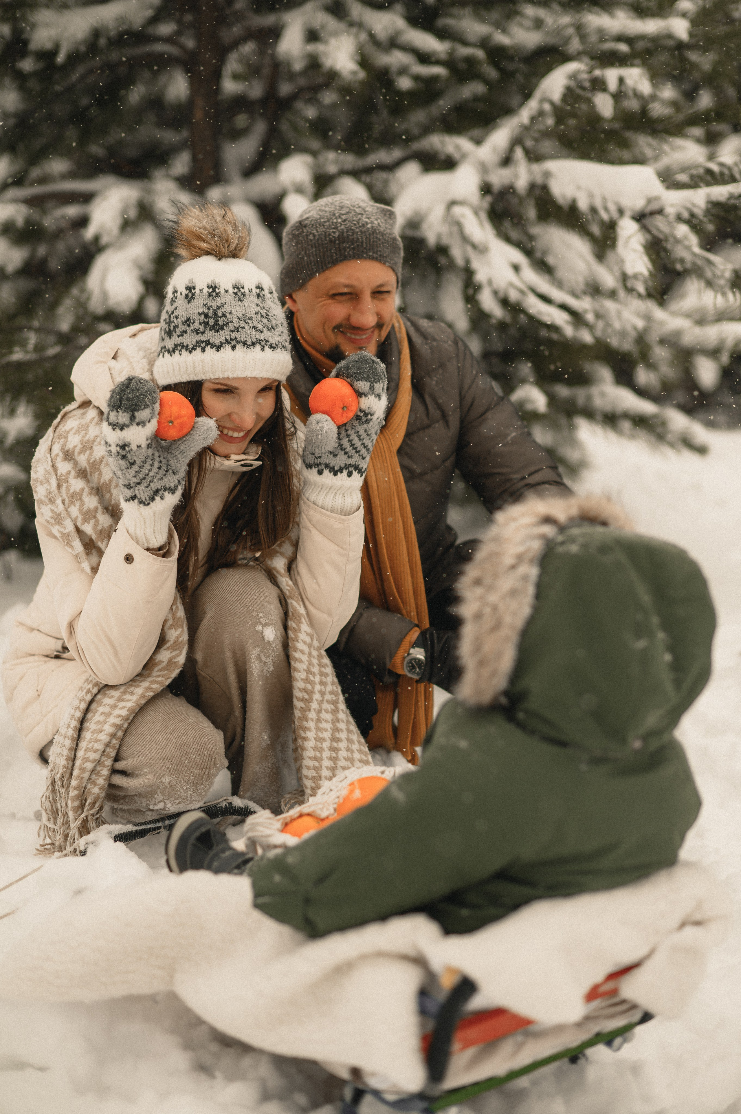 Прогулка в снегопад. Семейный фотограф в г. Ставрополь, Сорокина Мария