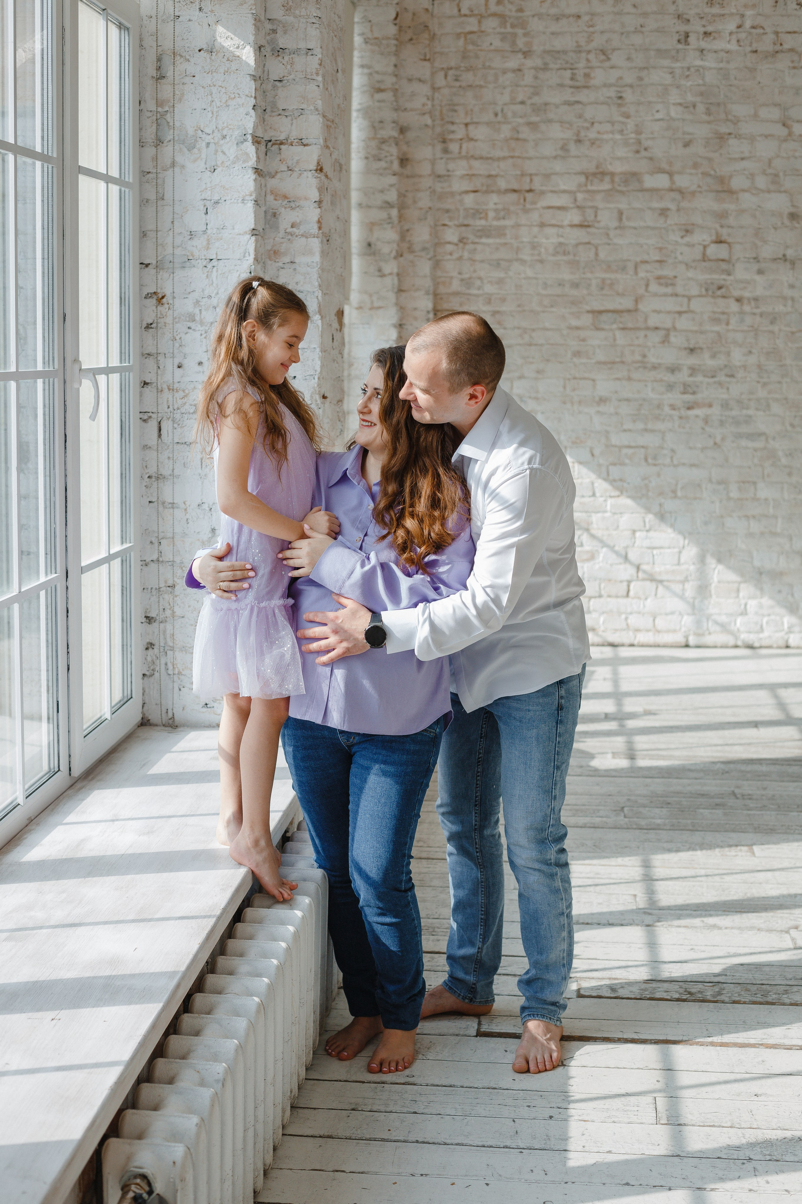 Александр, Екатерина и Василиса. Семейный фотограф Николаева Ольга