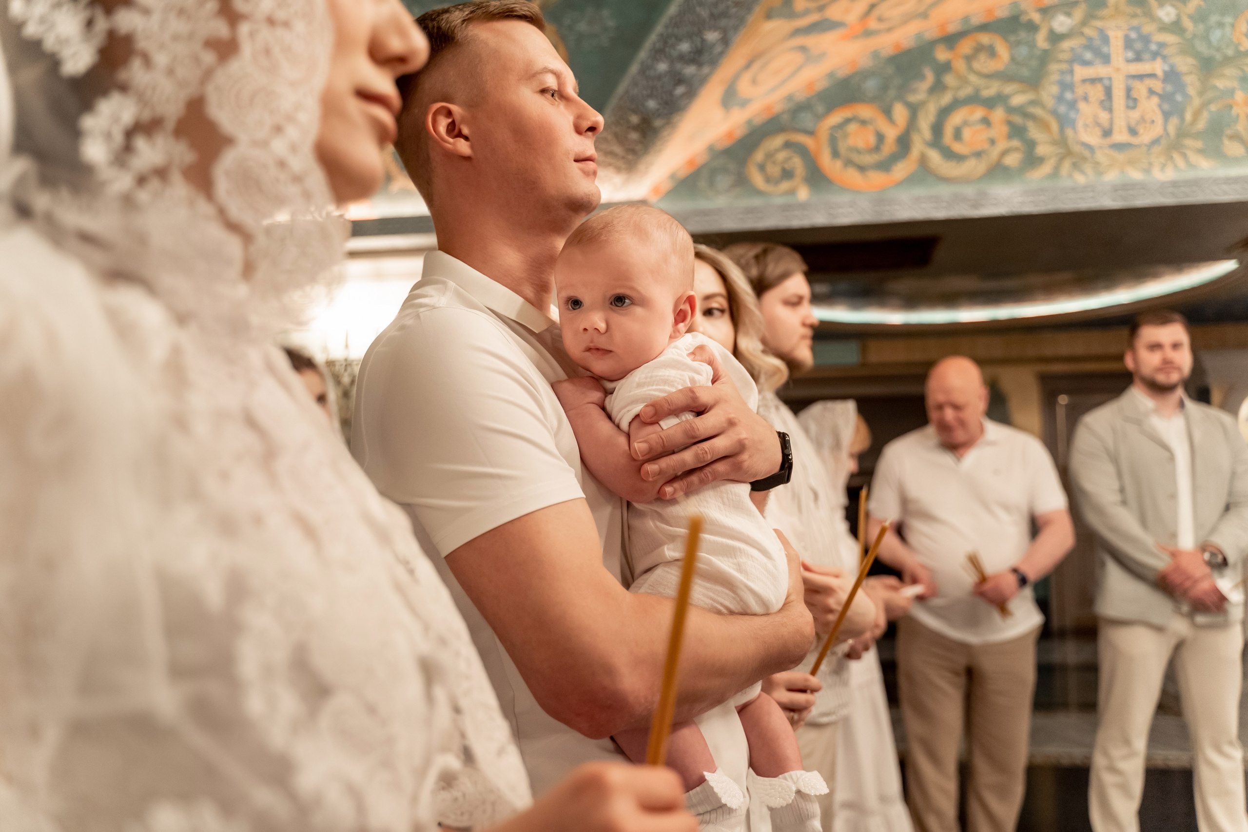 Крещение в Сретенском монастыре. Фотограф \ Видеограф на Крещение, Венчание Москва