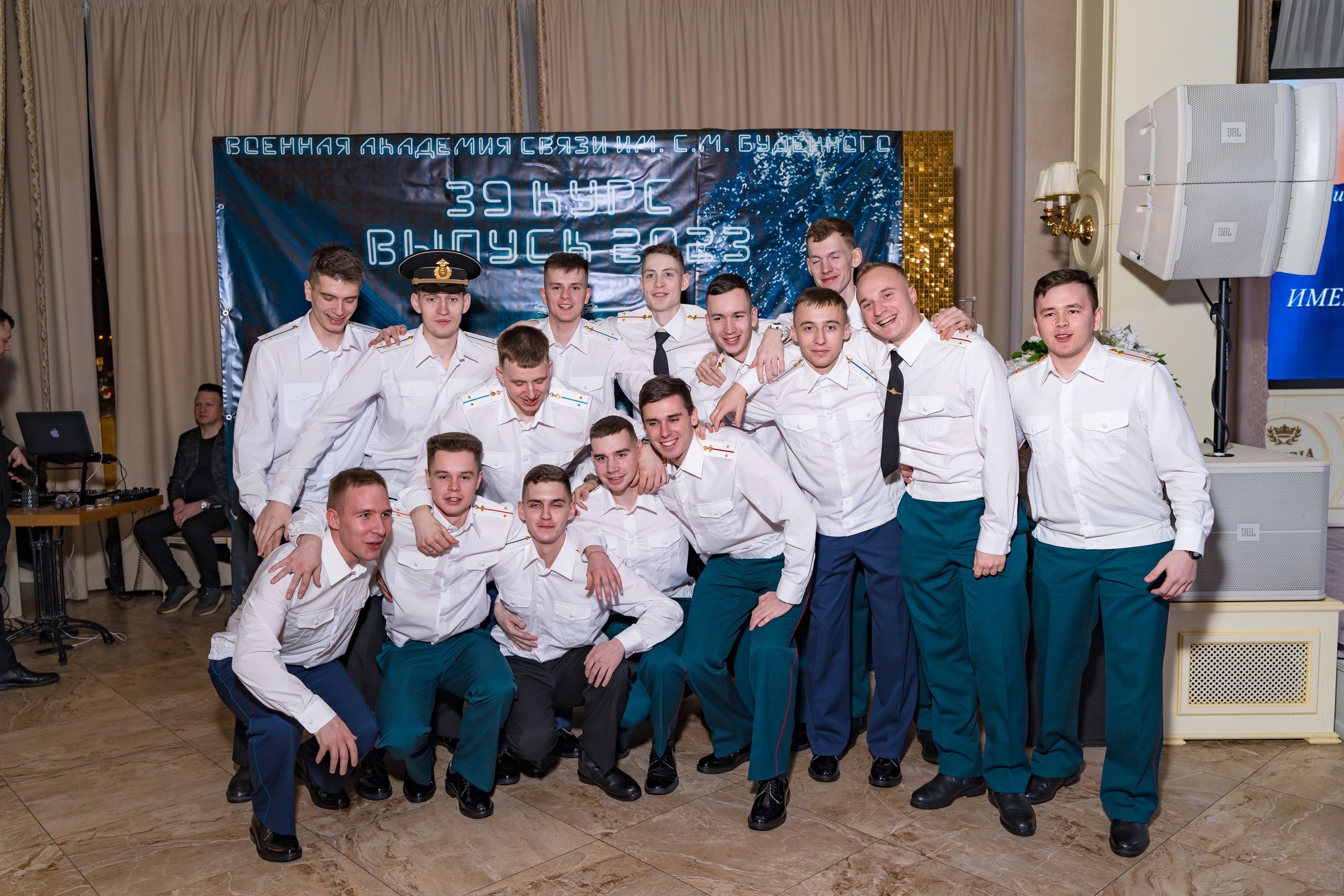 Фотосъемка выпуска военной академии и вручение дипломов