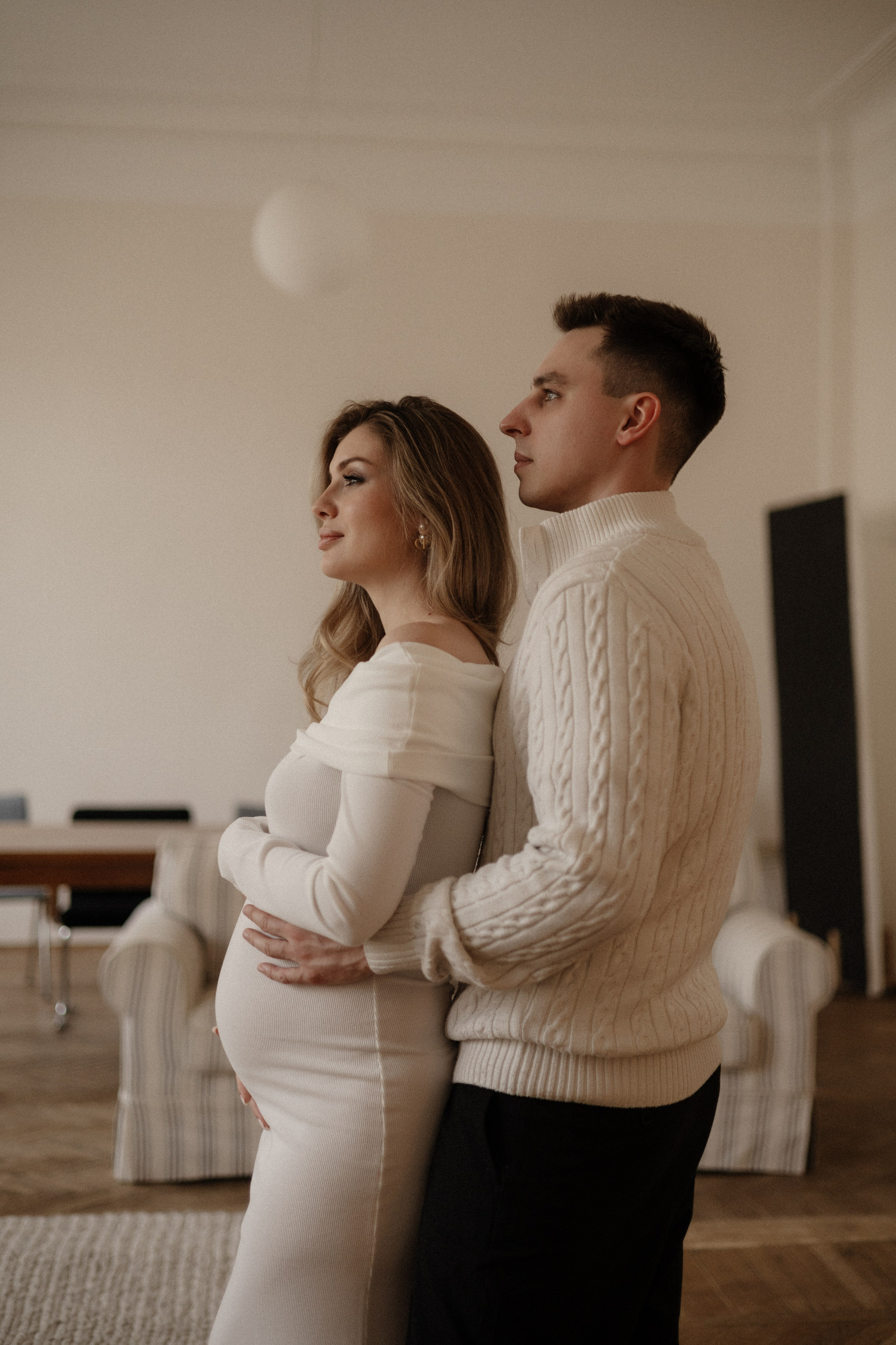 Беременная фотосессия в студии. Свадебный и портретный фотограф в Москве Анастасия Масюк