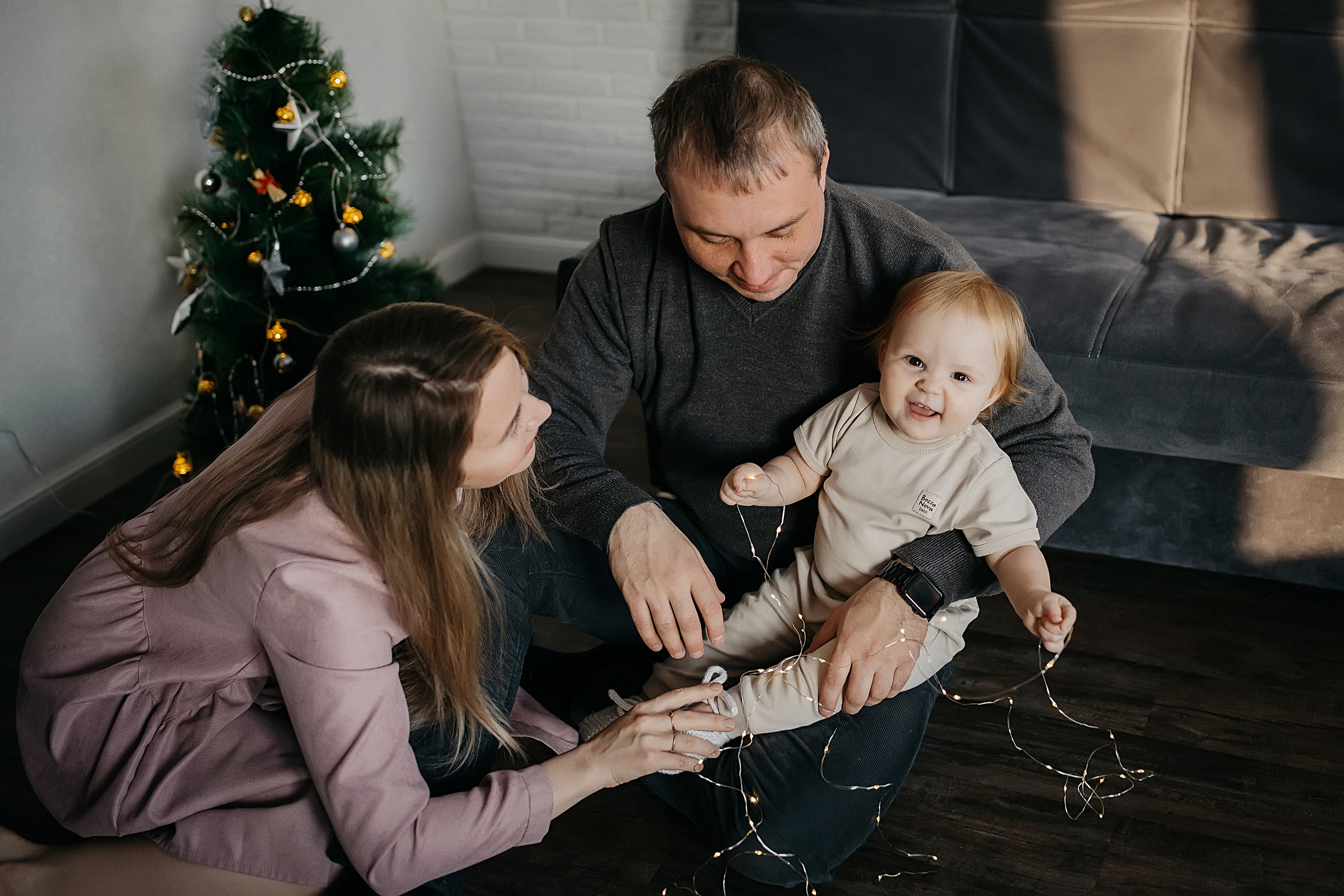 Первый новый год Полины. Семейный фотограф Анастасия Шайхутдинова