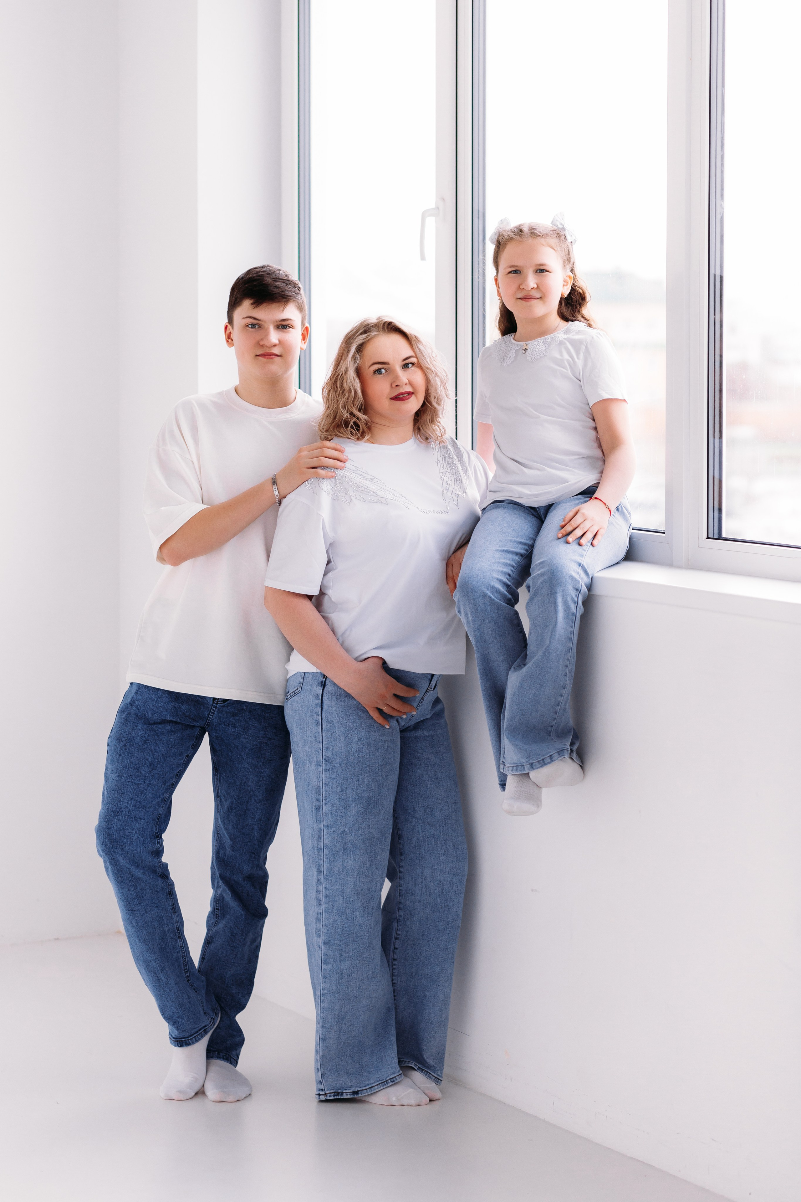 Юля Сережа и Вика. Семейный и детский фотограф в Мурманске Карина Березина