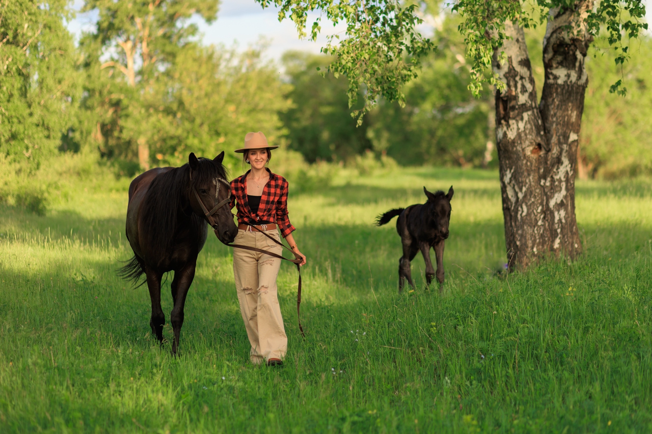 С лошадью. Фотограф в Чите Анна Осадчая