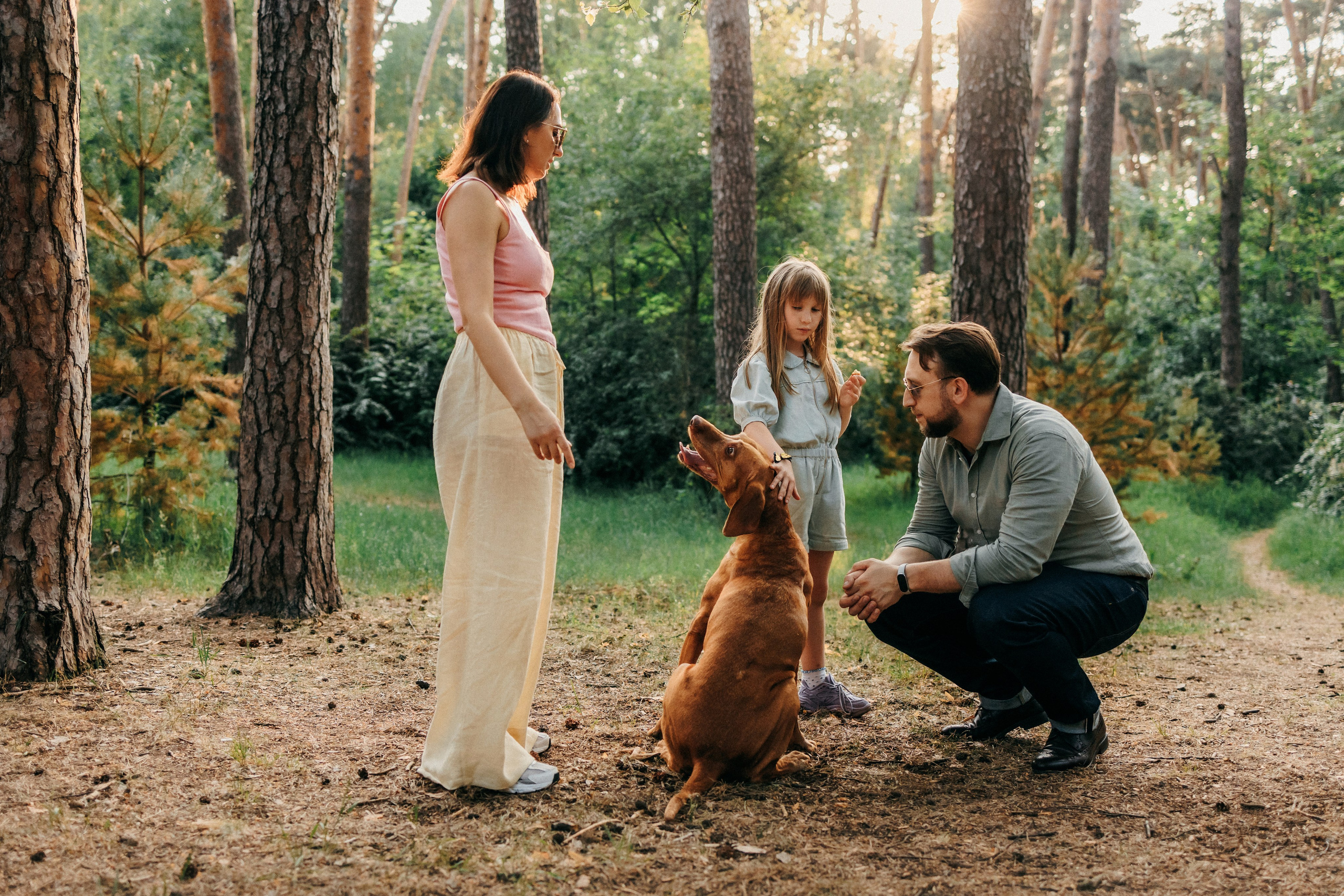 Марина, Глеб, Мая и Чили. Фотограф-анималист Елена Радченко, Москва