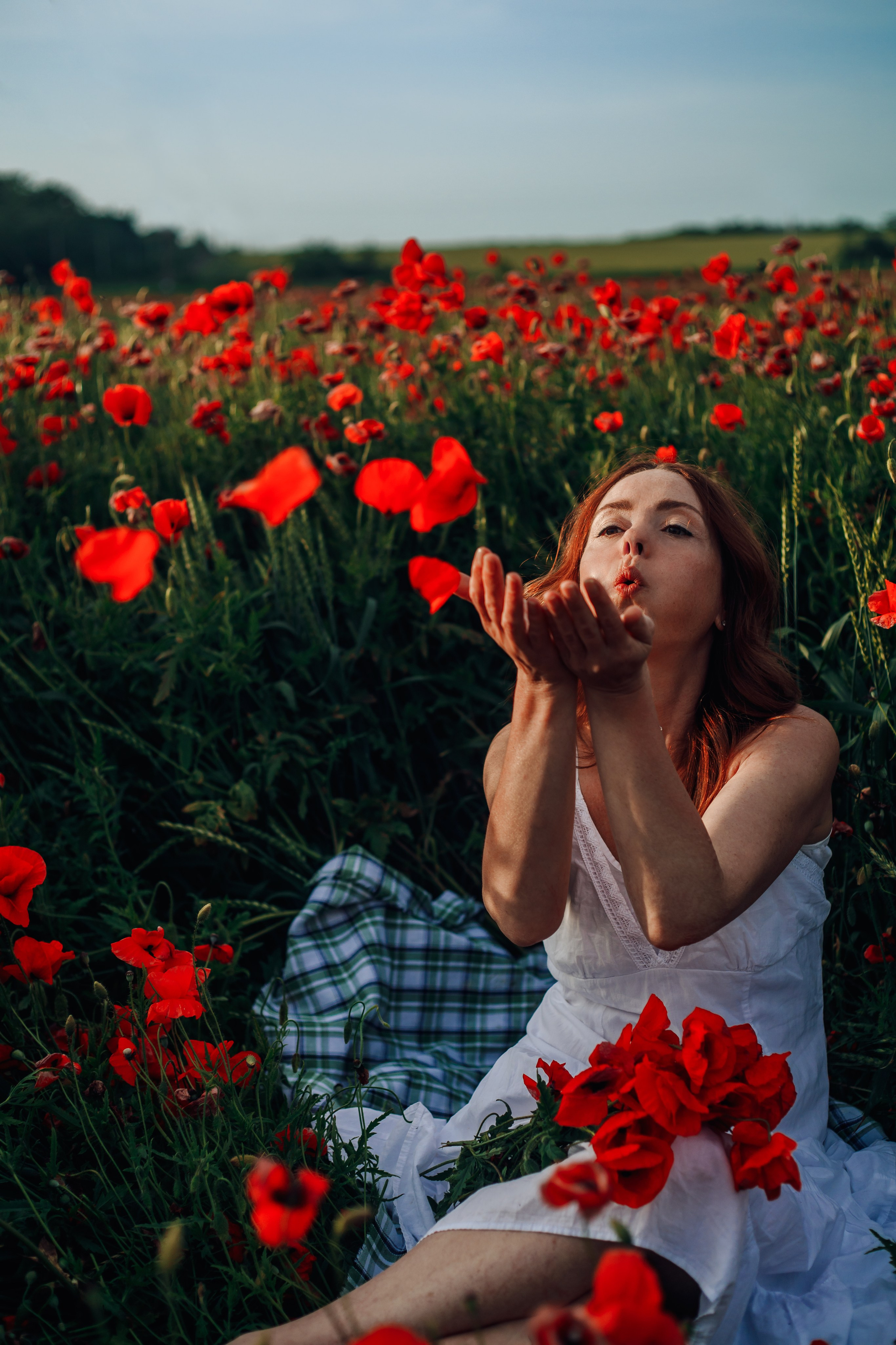 Фотосессия в маковом поле. Свадебный и семейный фотограф в Краснодарском крае Мария Данилкина