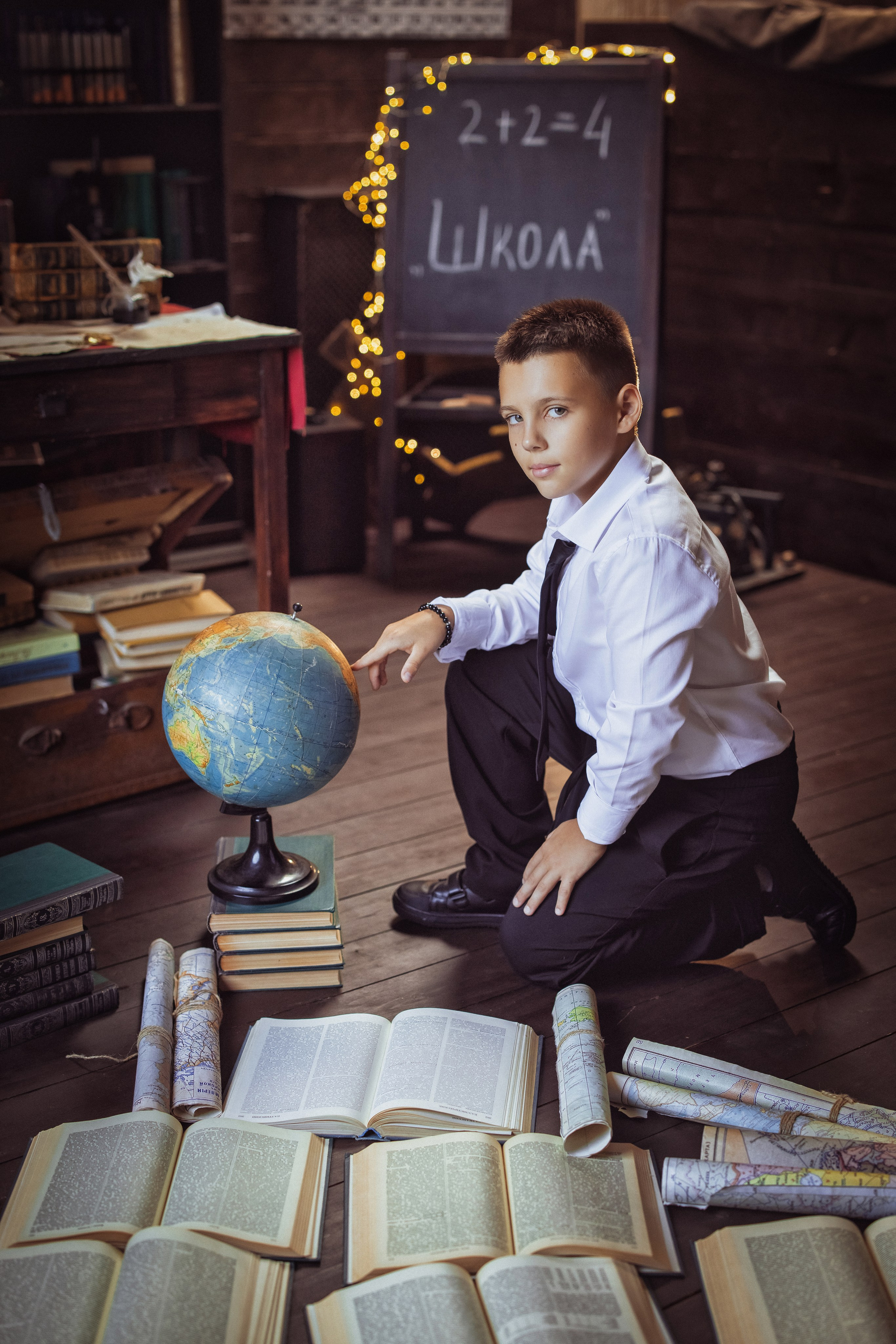 Школьная фотосессия, город Краснодар. Семейный и детский фотограф в Краснодаре Анна Трашкова