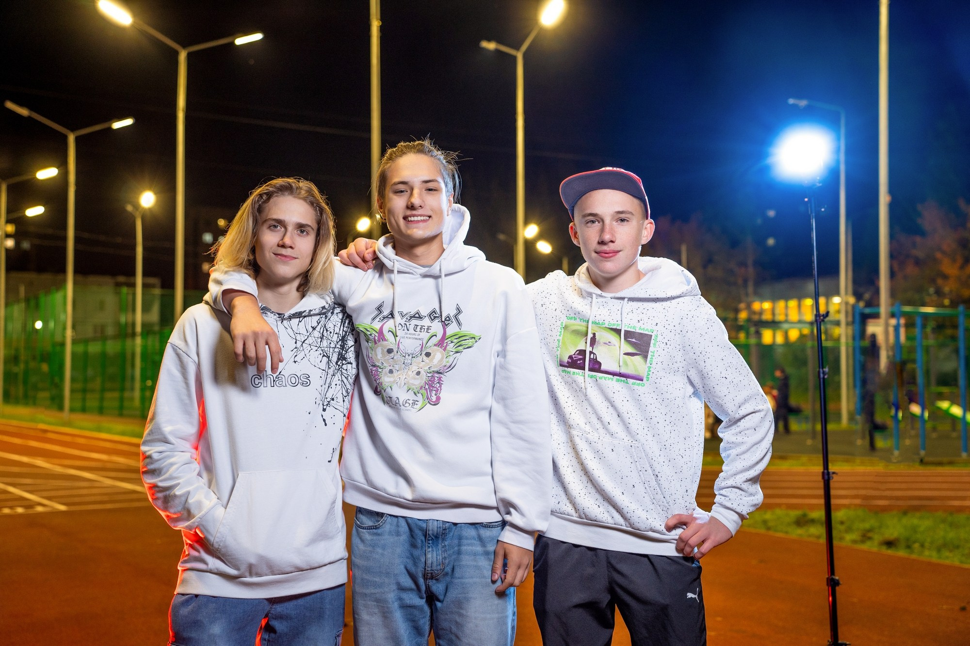 Ночная съёмка для выпускного альбома гимназии Универс. СИГМА | Студия выпускных альбомов Красноярск