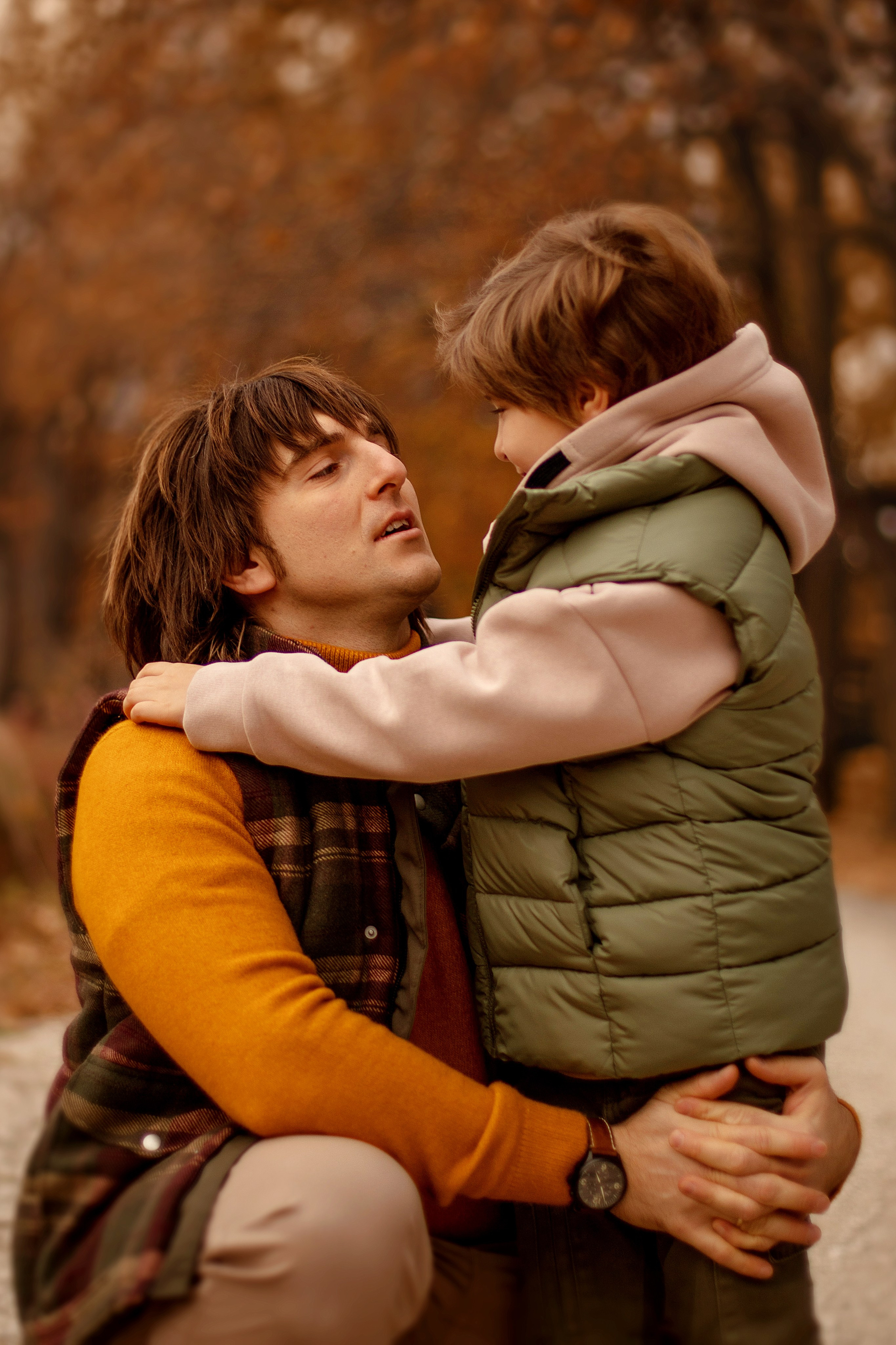 фотосессия папы с сыном