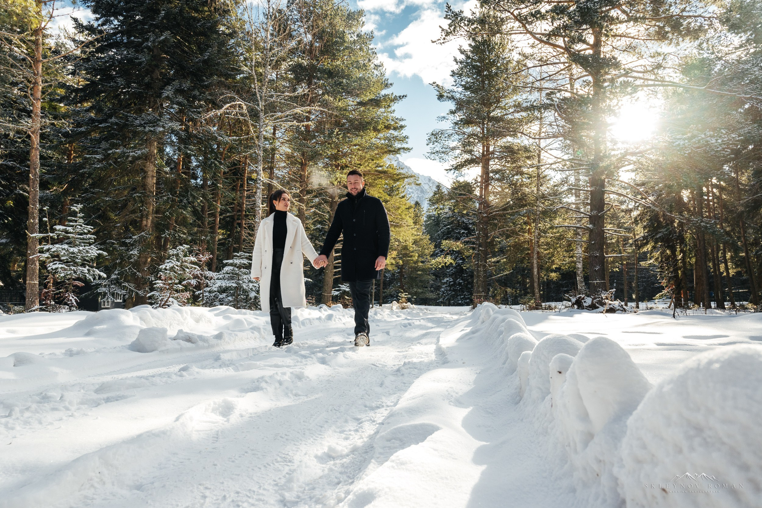 Прогулка Дарьи и Артема в горах Архыза. Свадебный и travel фотограф в Волгограде, Сочи, Домбае, Европе
