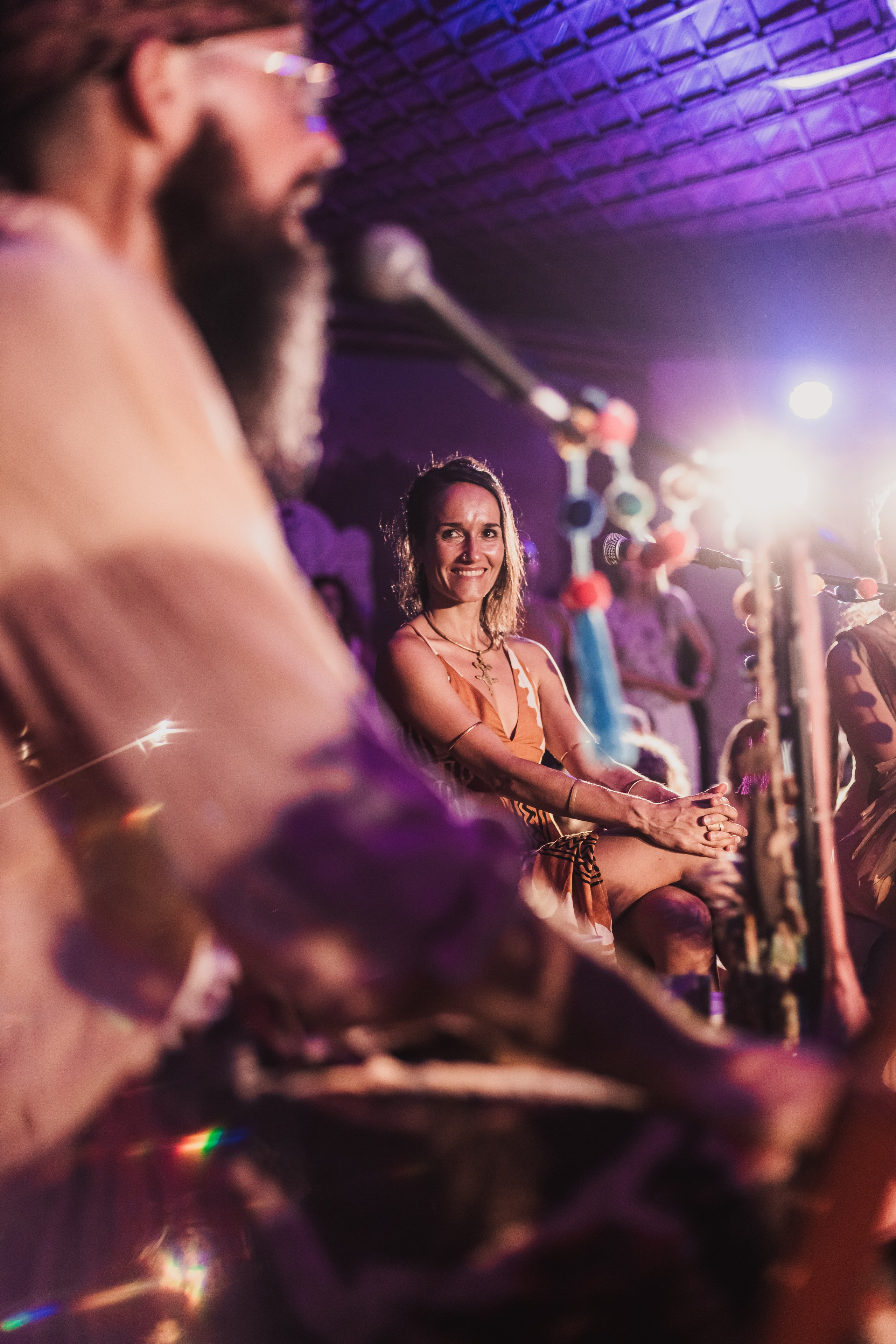 Hanuman Project kirtan at Alchemy april. Mariam Bagdasaryan