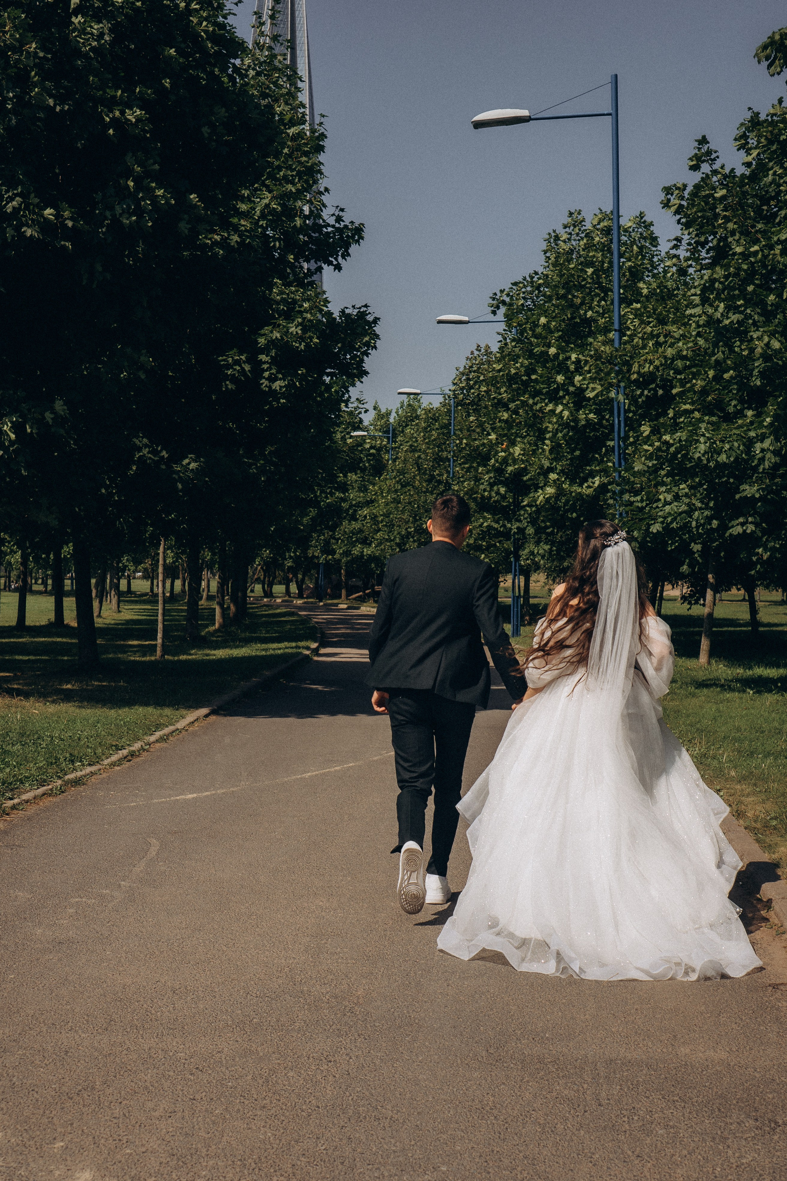СВАДЕБНАЯ СЬЕМК В ПАРКЕ 300-ЛЕТИЯ. Профессиональный фотограф, Санкт-Петербург — Виктория Богомолова