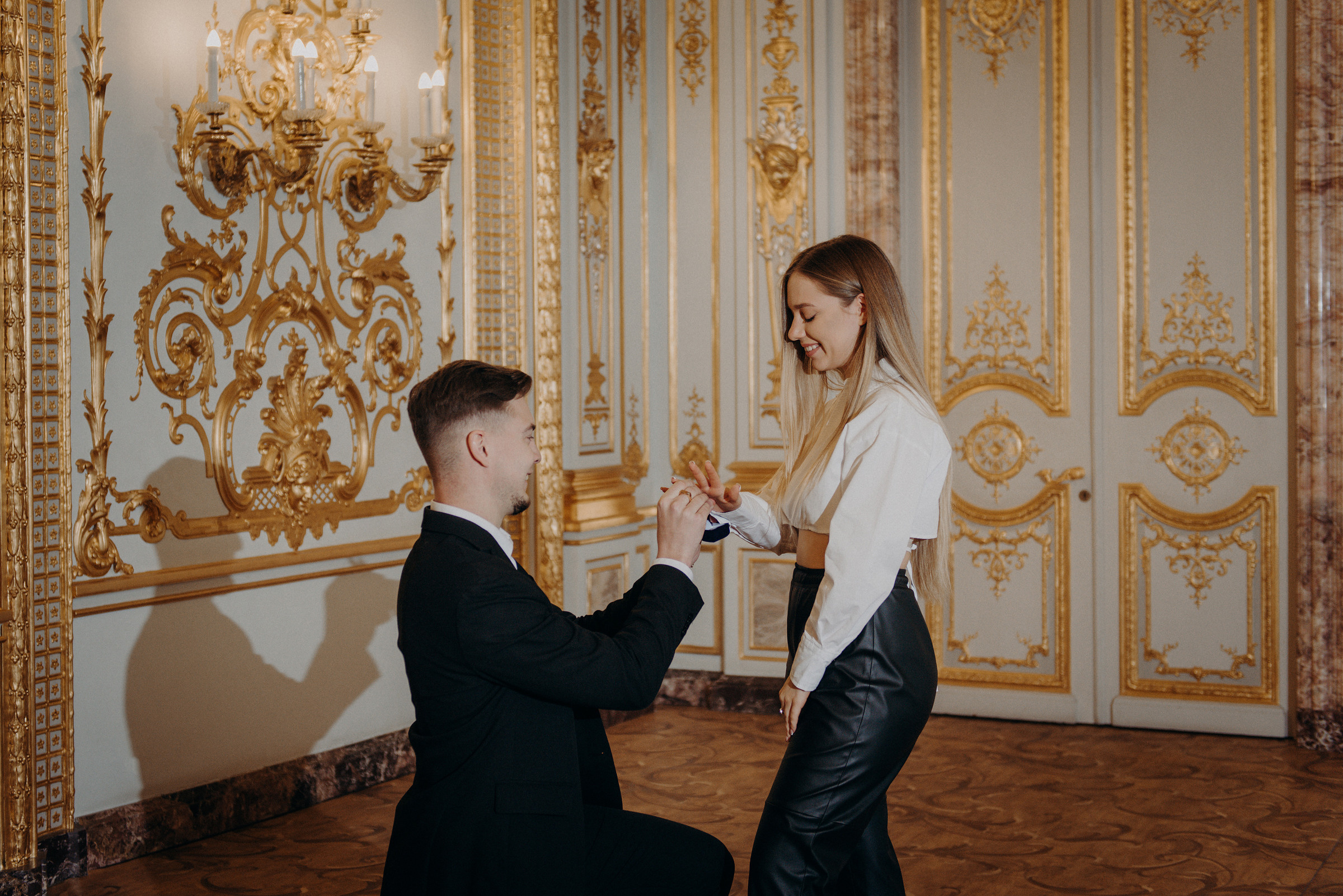 фотосессия предложения руки и сердца в Доме Архитекторов