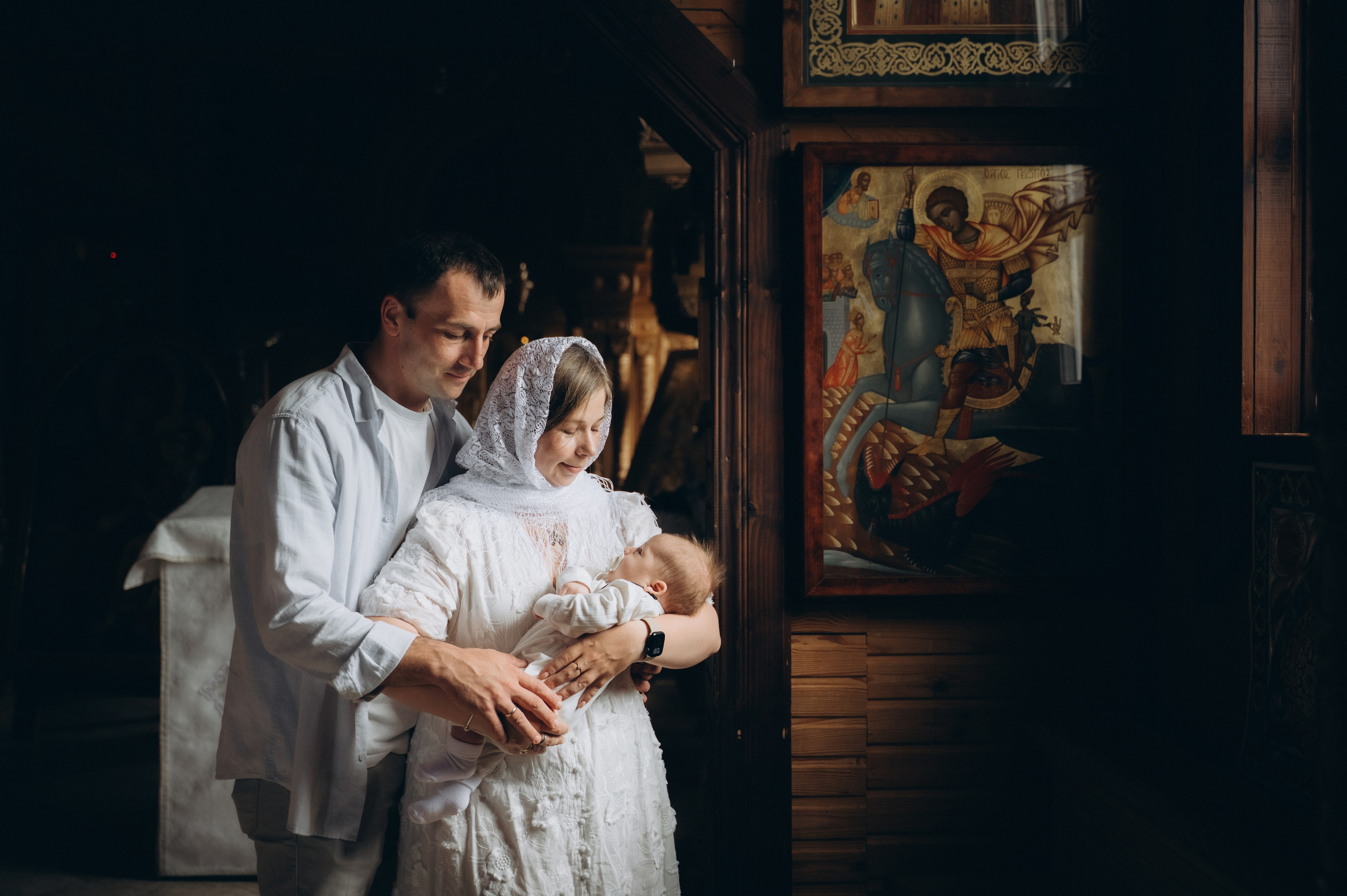 Крещение Александра (Оптинских старцев). Семейный фотограф в Минске Дарья Дреко