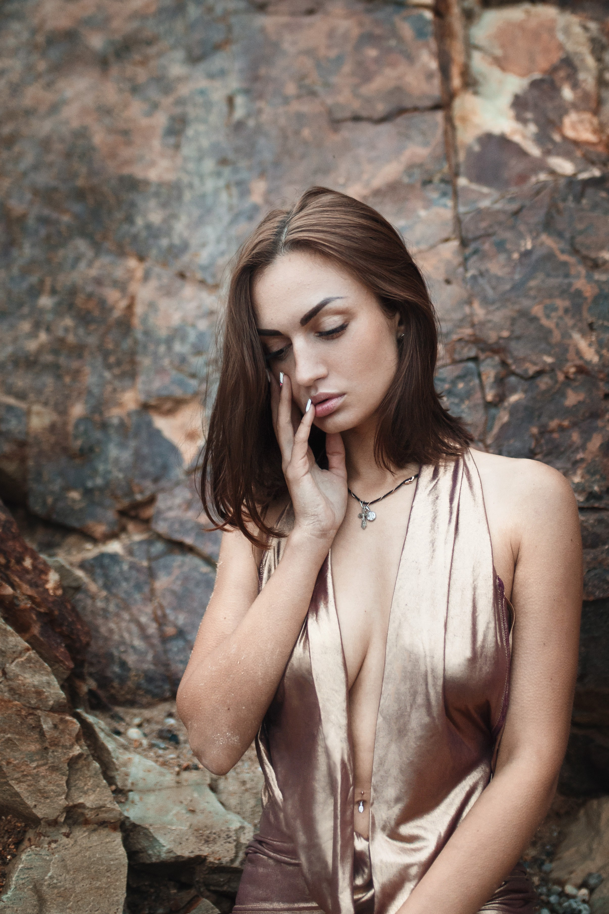 Яна. Песчаный карьер. Камни.Закат. Фотограф в Новосибирске Ася Зверева