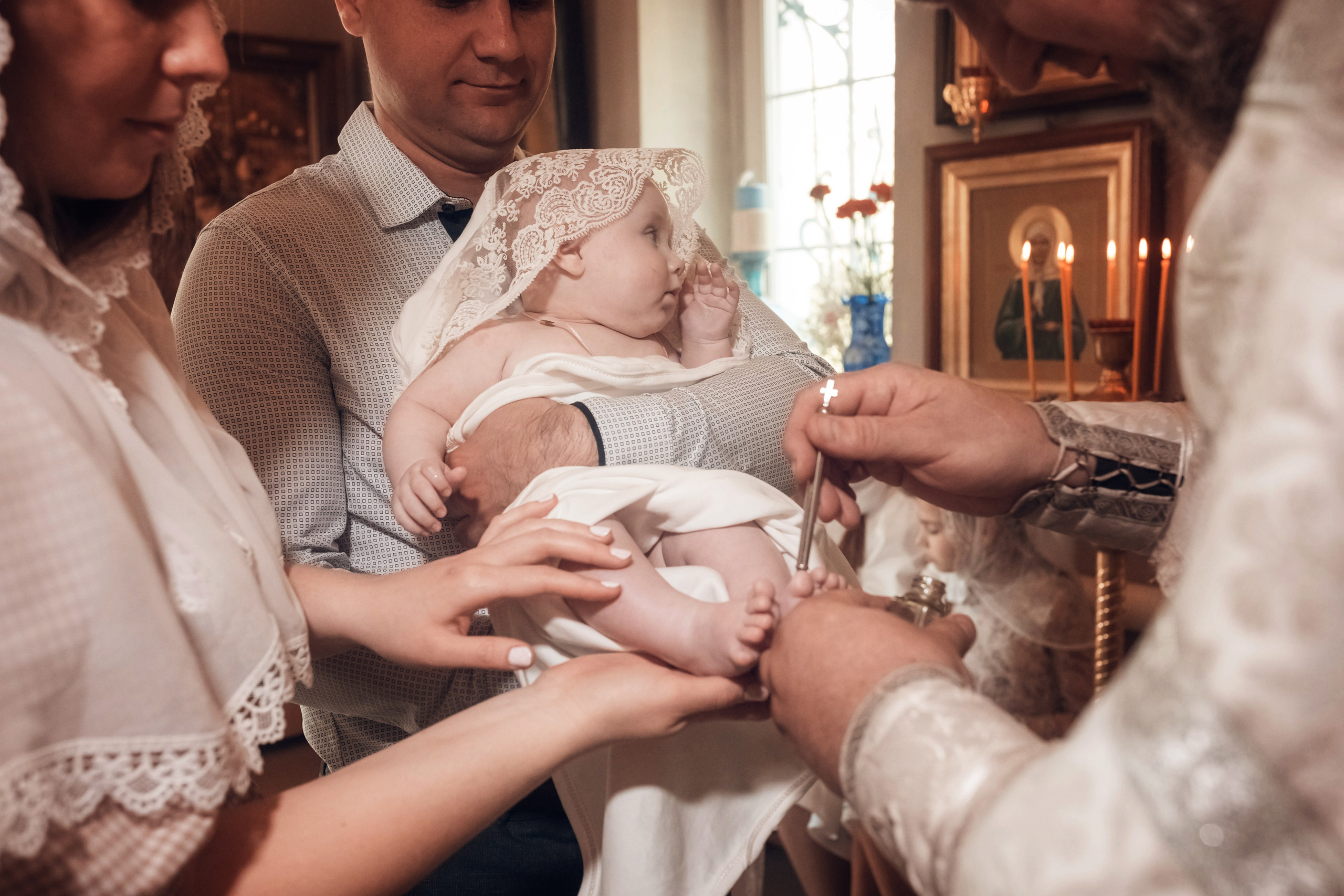 Таинство Крещения Василисы. Съемка Таинств Крещения Венчания, детские и семейные съемки в Пензе