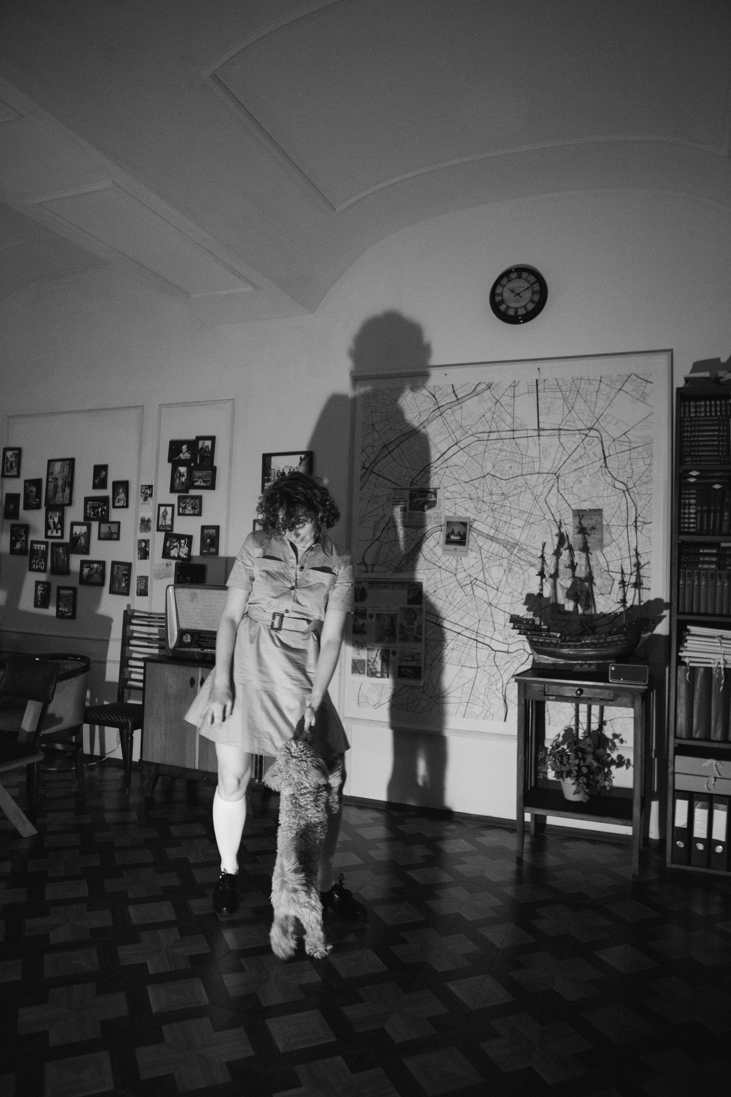 A cinematic daydream in the spirit of Wes Anderson’s style. Portrait, family and pet photographer in Cyprus, Ksenia Bourdelle