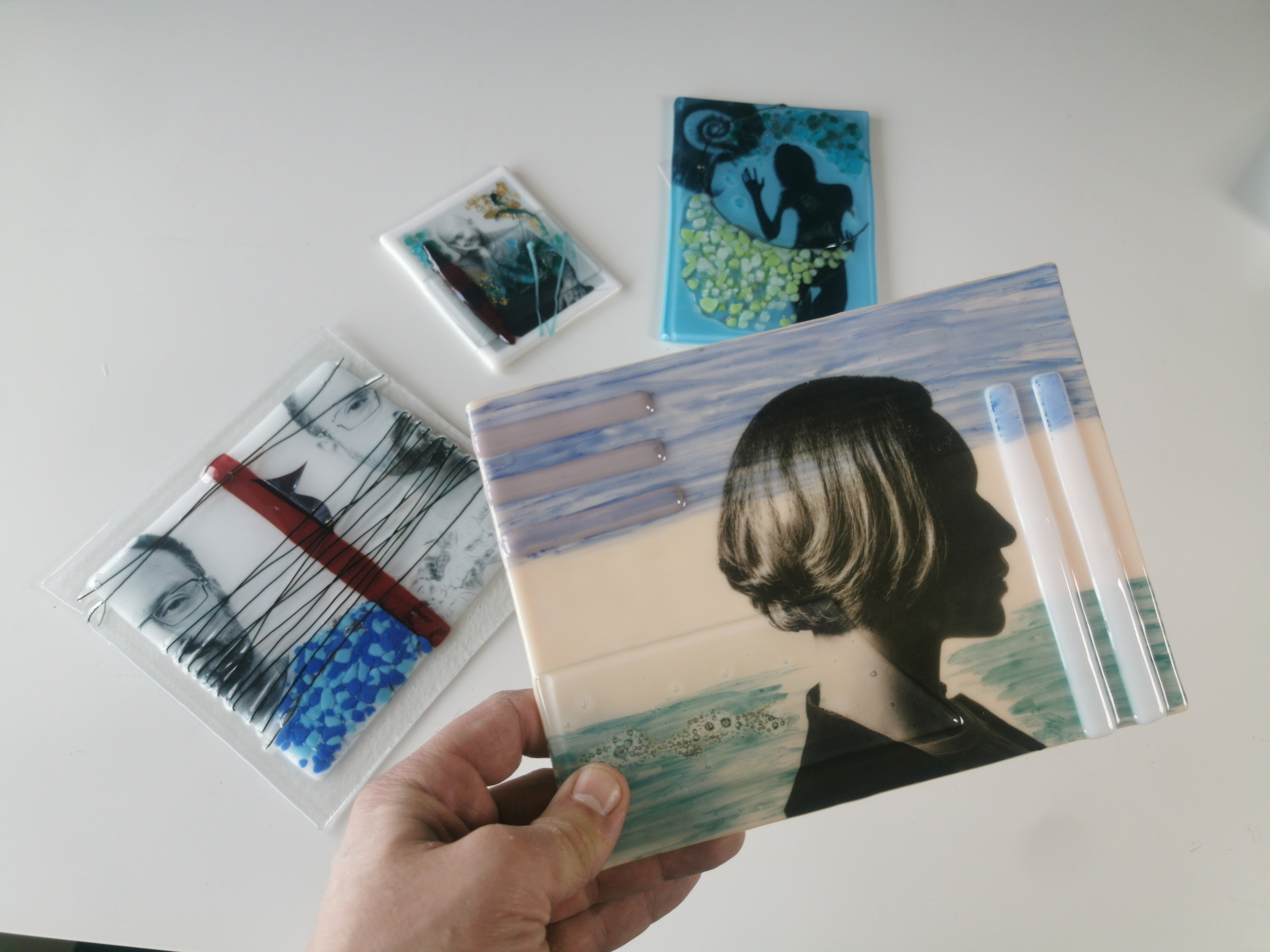 Арт-работа в технике фьюзинга с использованием фото-портрета. Создание фото-видео визуала в Воронеже и РФ. Виталий Дедов