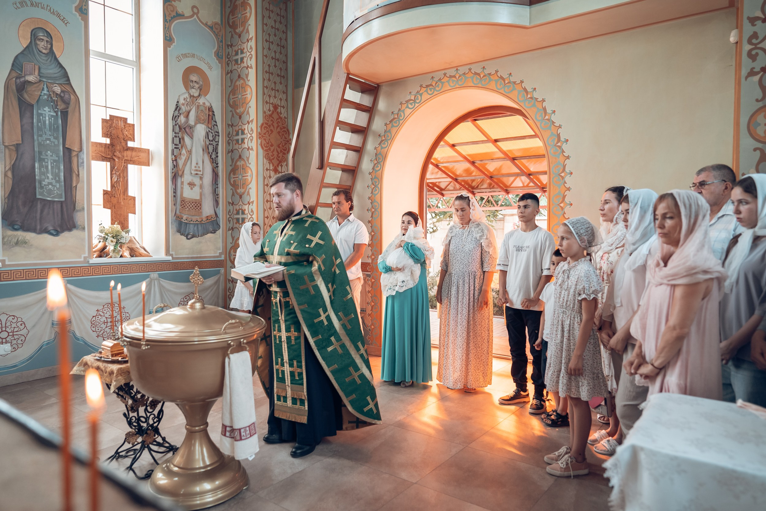 Крещение в храме ап.Андрея Первозванного г. Севастополь. Церковный фотограф Севастополь