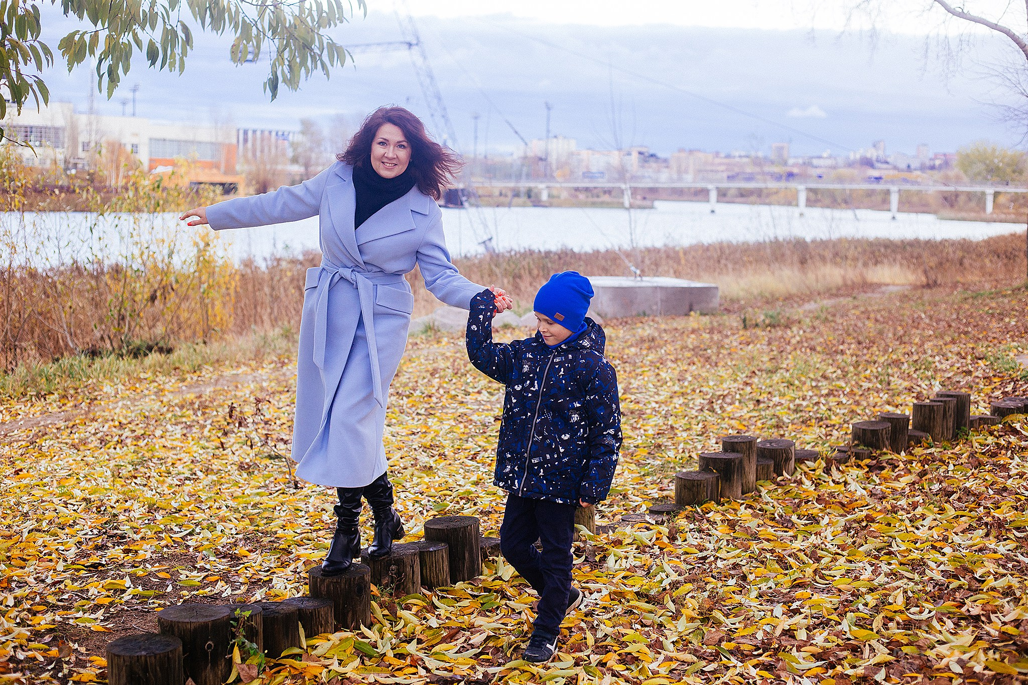 Осенняя фотопрогулка Дианы и Антона. Детский и семейный фотограф, фотограф мероприятий Нижний Новгород