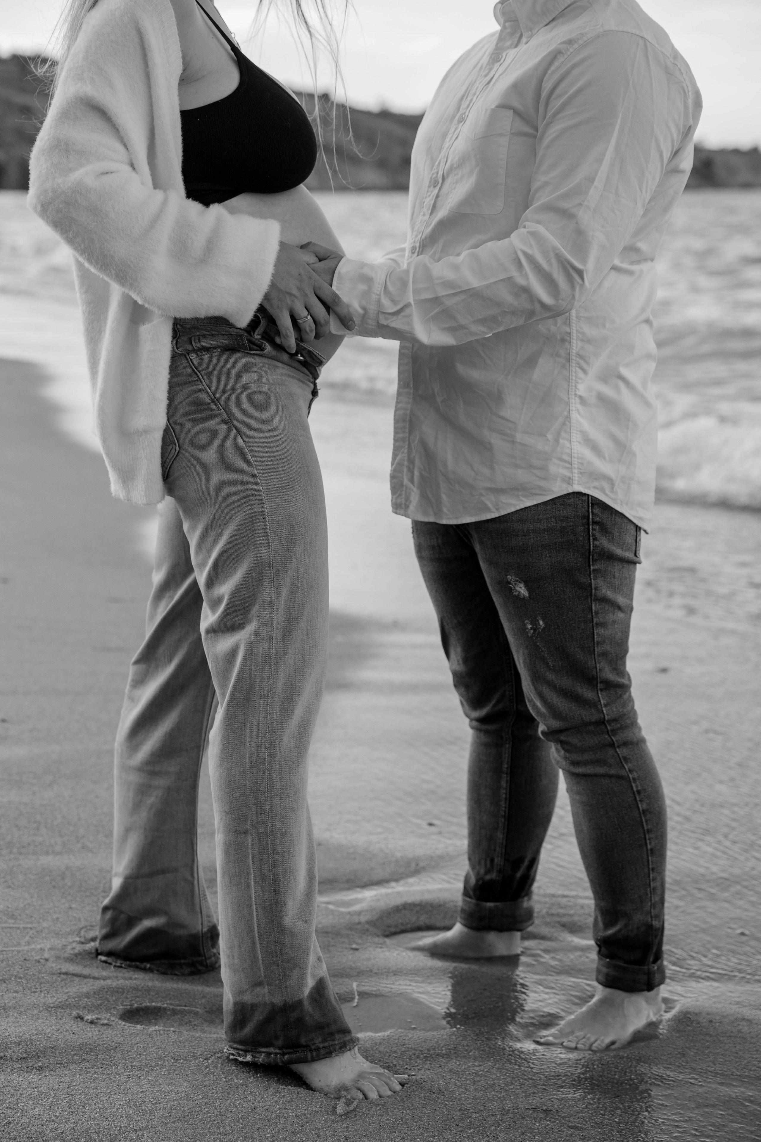 Фотосессия беременности на море. Свадебный фотограф Бакрымова Валентина