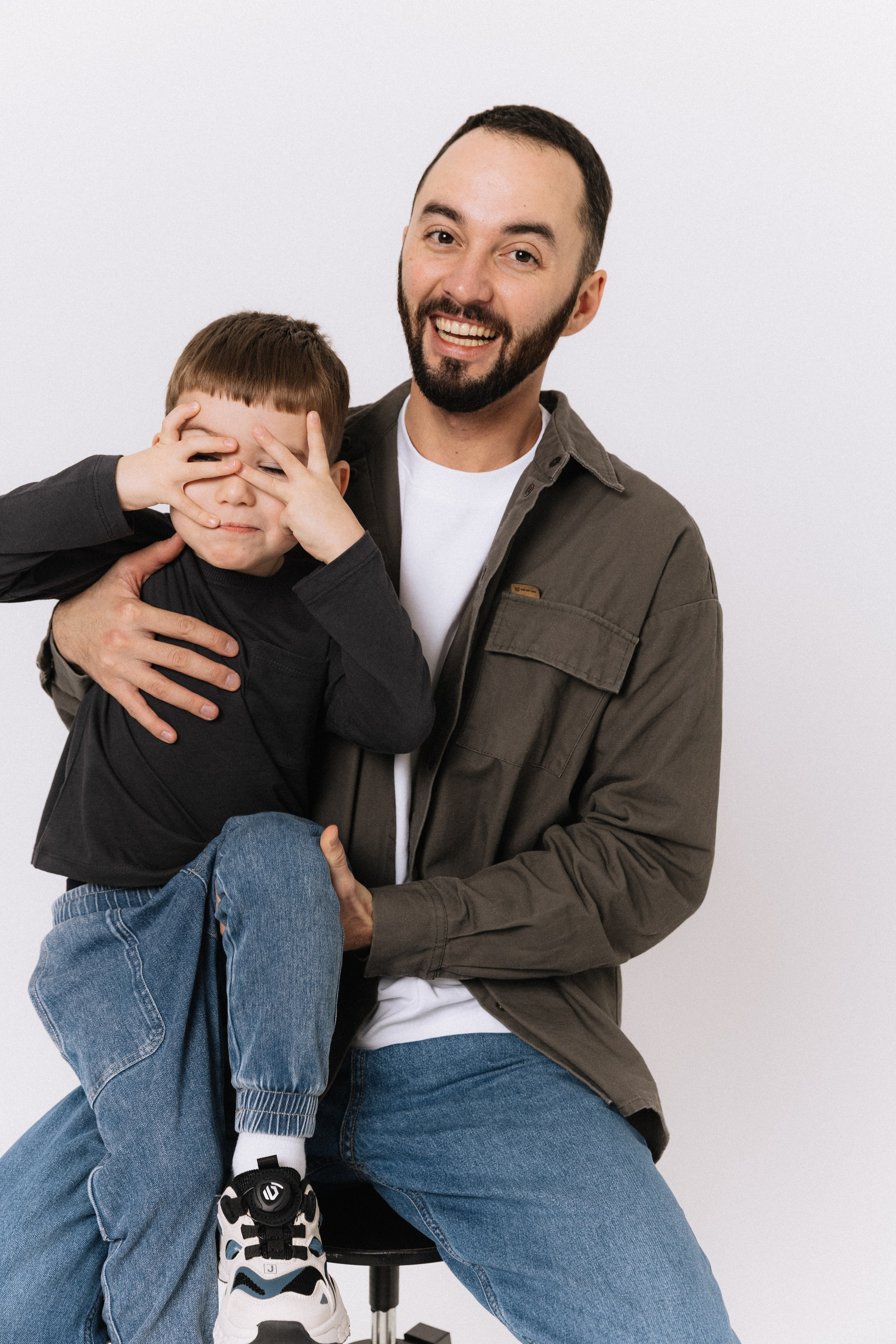 Лена, Леша и Миша. Фотограф и коллажист Ольга Шереметьева