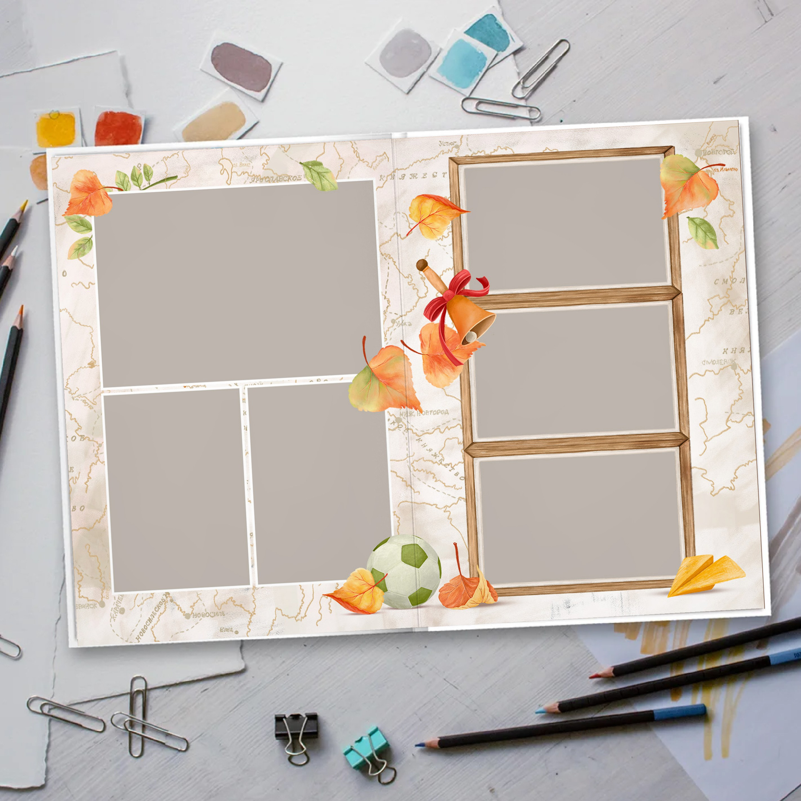 Дизайн фотокниг для 1-4 классов. Фотоальбомы для выпускников школ и детских садов в Республике Алтай и за её пределами