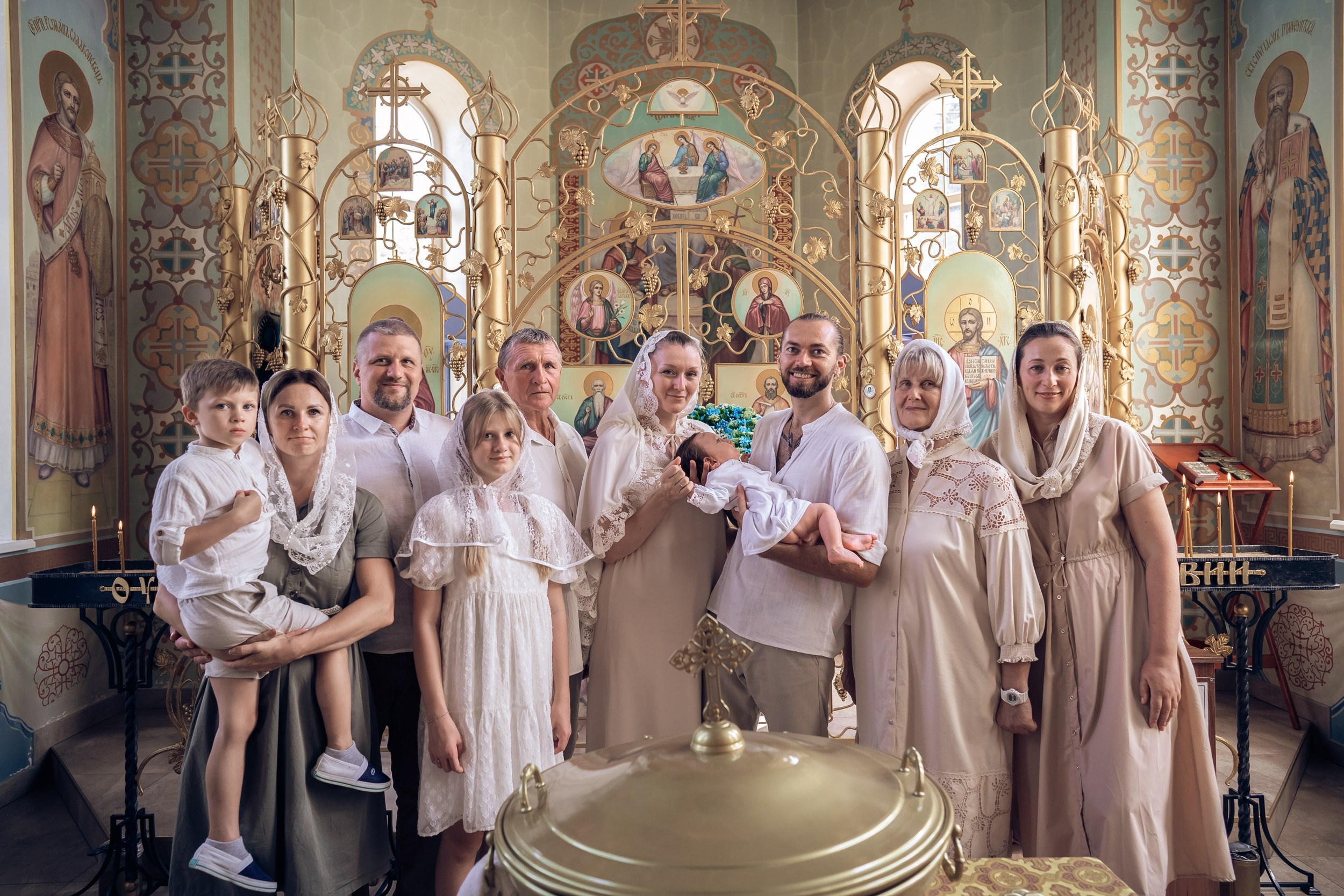 Крещение в храме ап.Андрея Первозванного. Церковный фотограф Севастополь