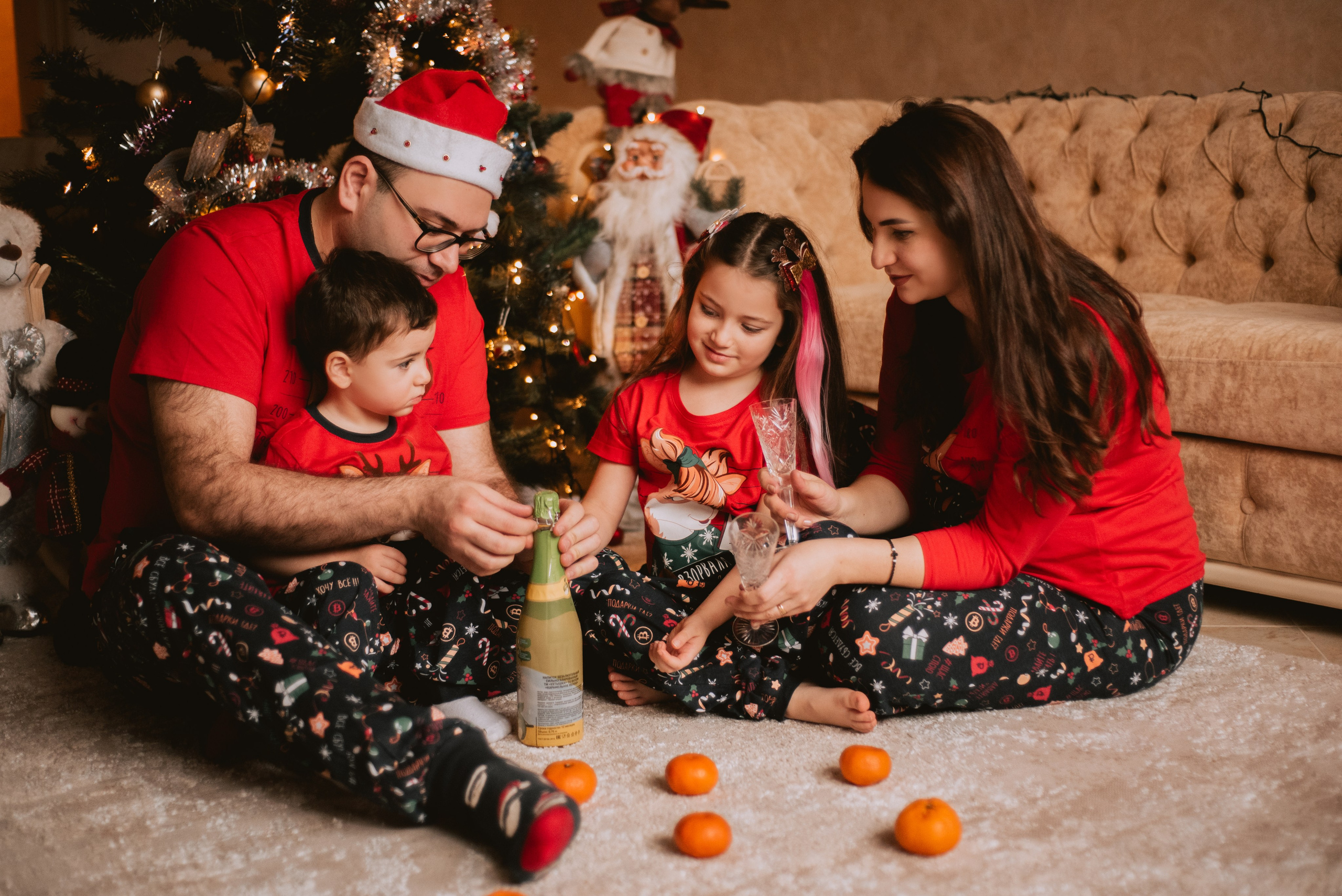 Новый год ДОМА. Семейный и женский фотограф Лоо Краснодар Сочи Энем Татьяна Трибурт