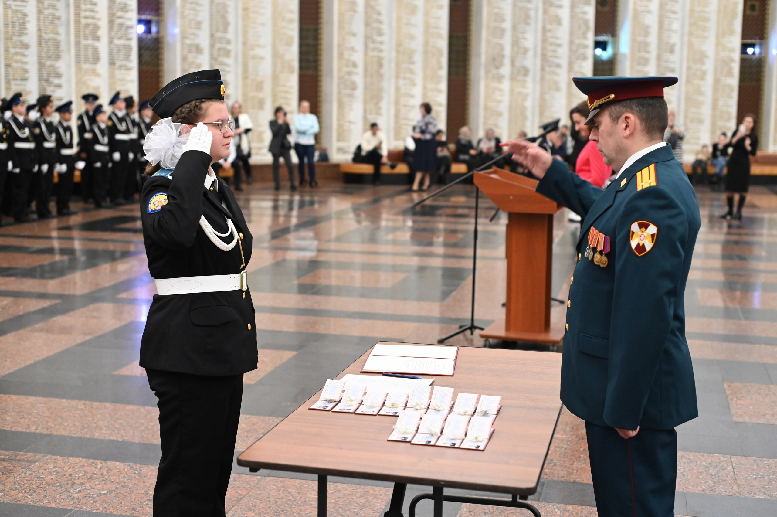 Присяга Поклонная Гора. Детский и семейный фотограф г. Москва Оксана Катаджи