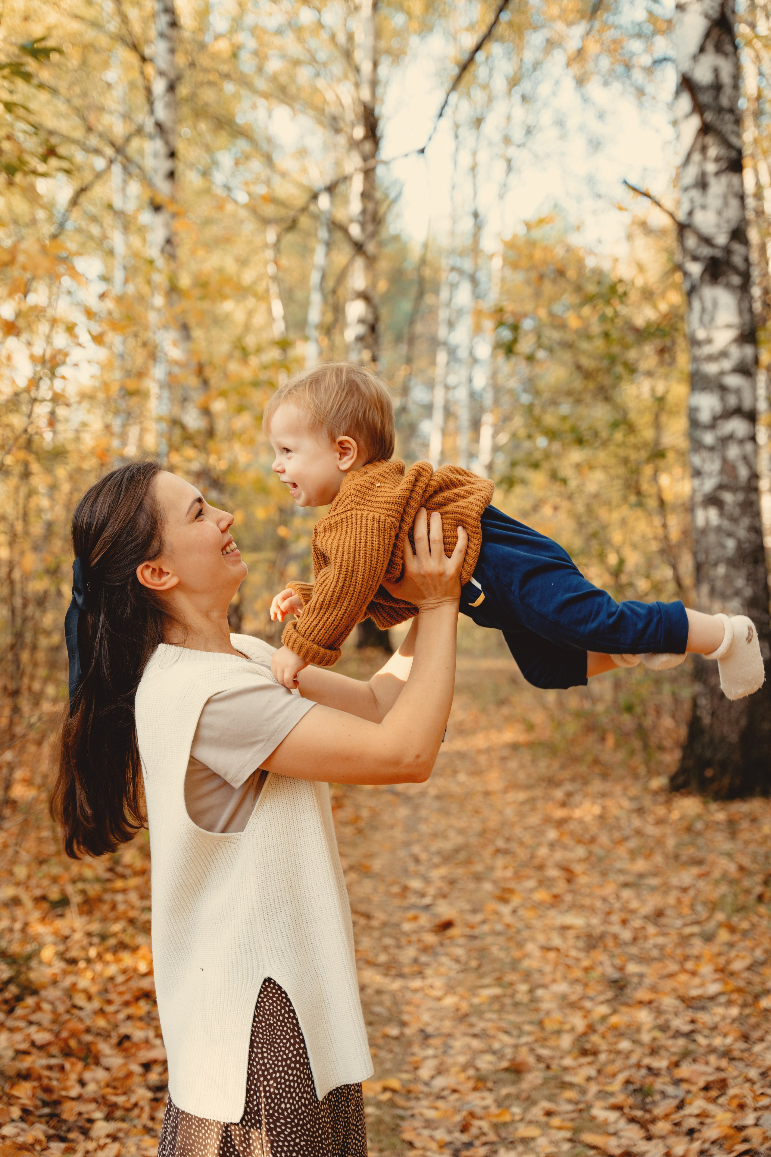 Осенние краски в закате солнца