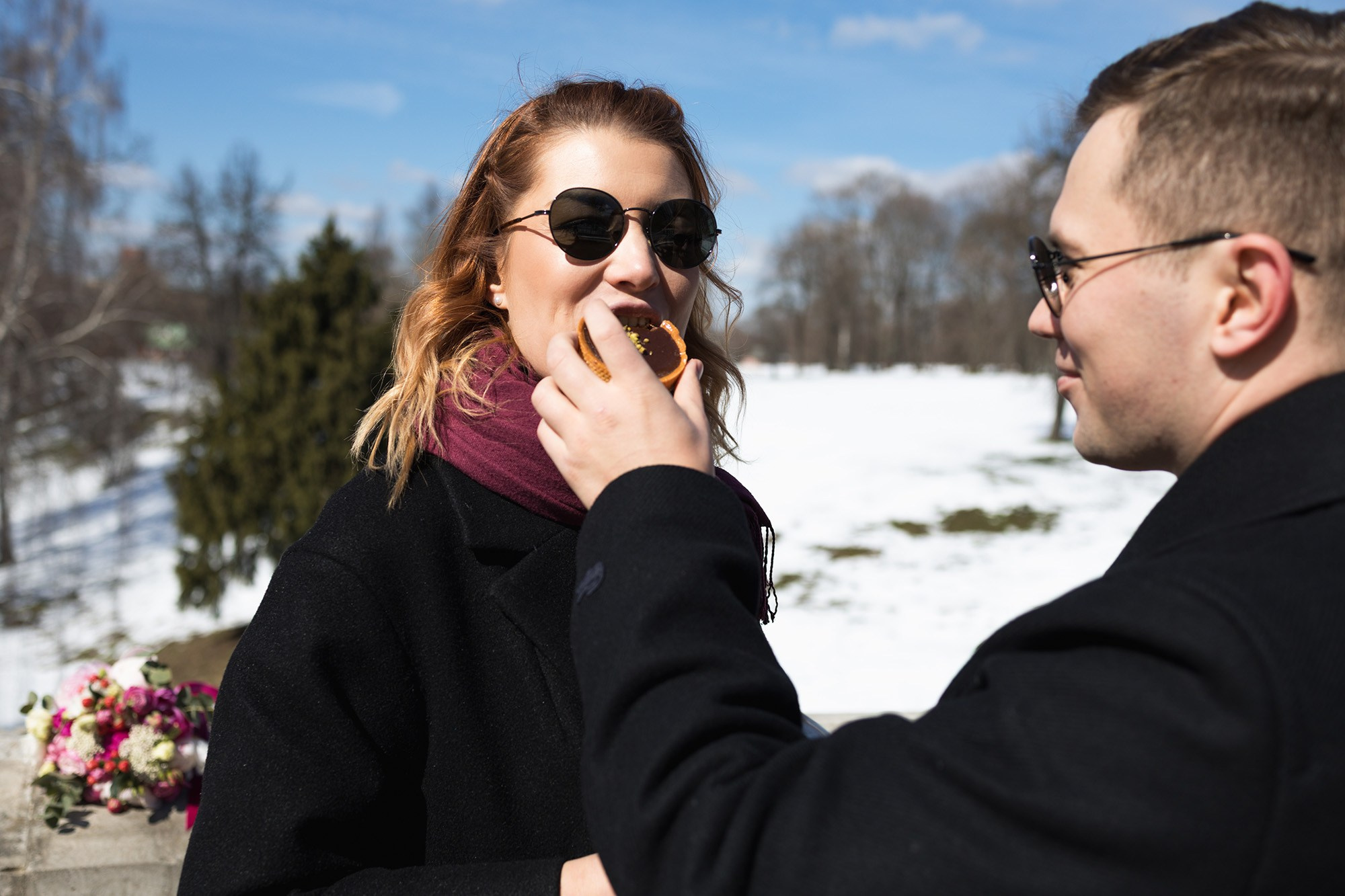 Свадебная прогулка в Царицыно. Свадебный фотограф в Москве Аля Загирова