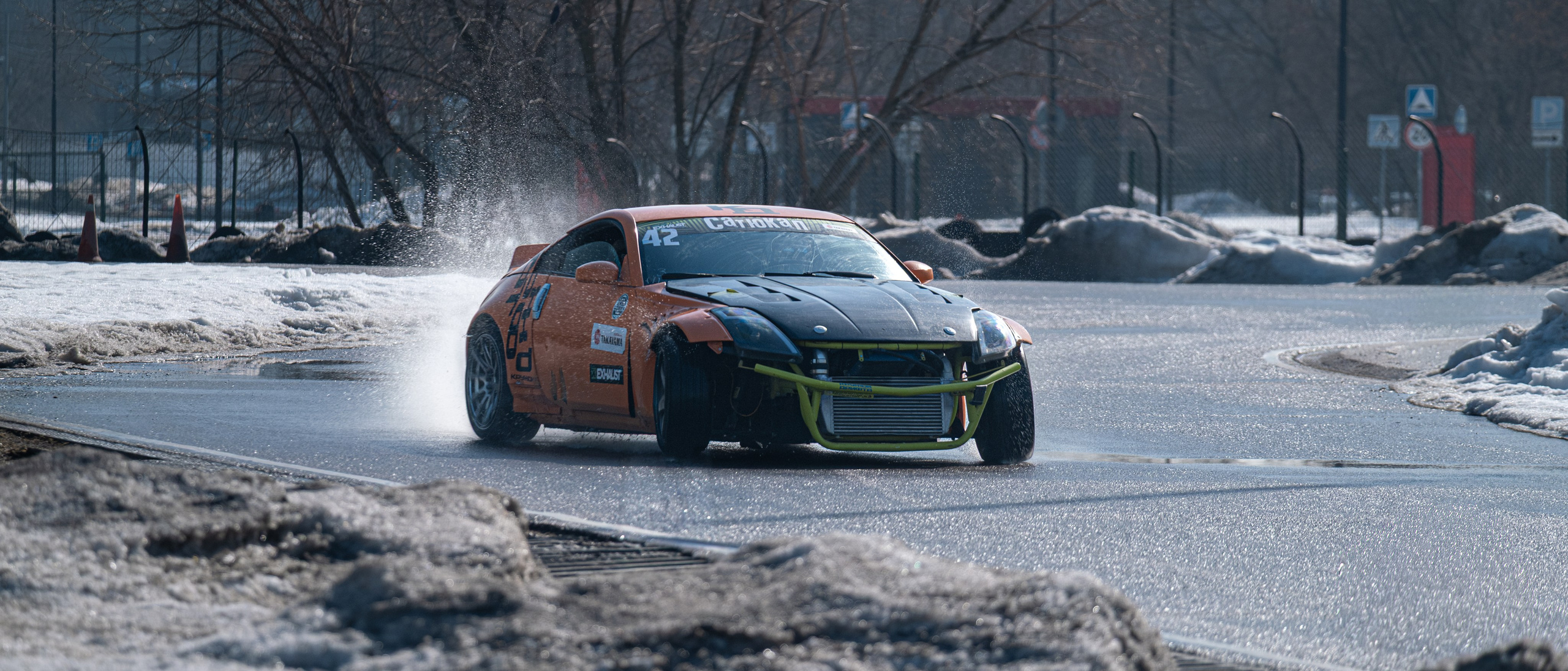 Спортивная автомобильная съемка. Malenkyia