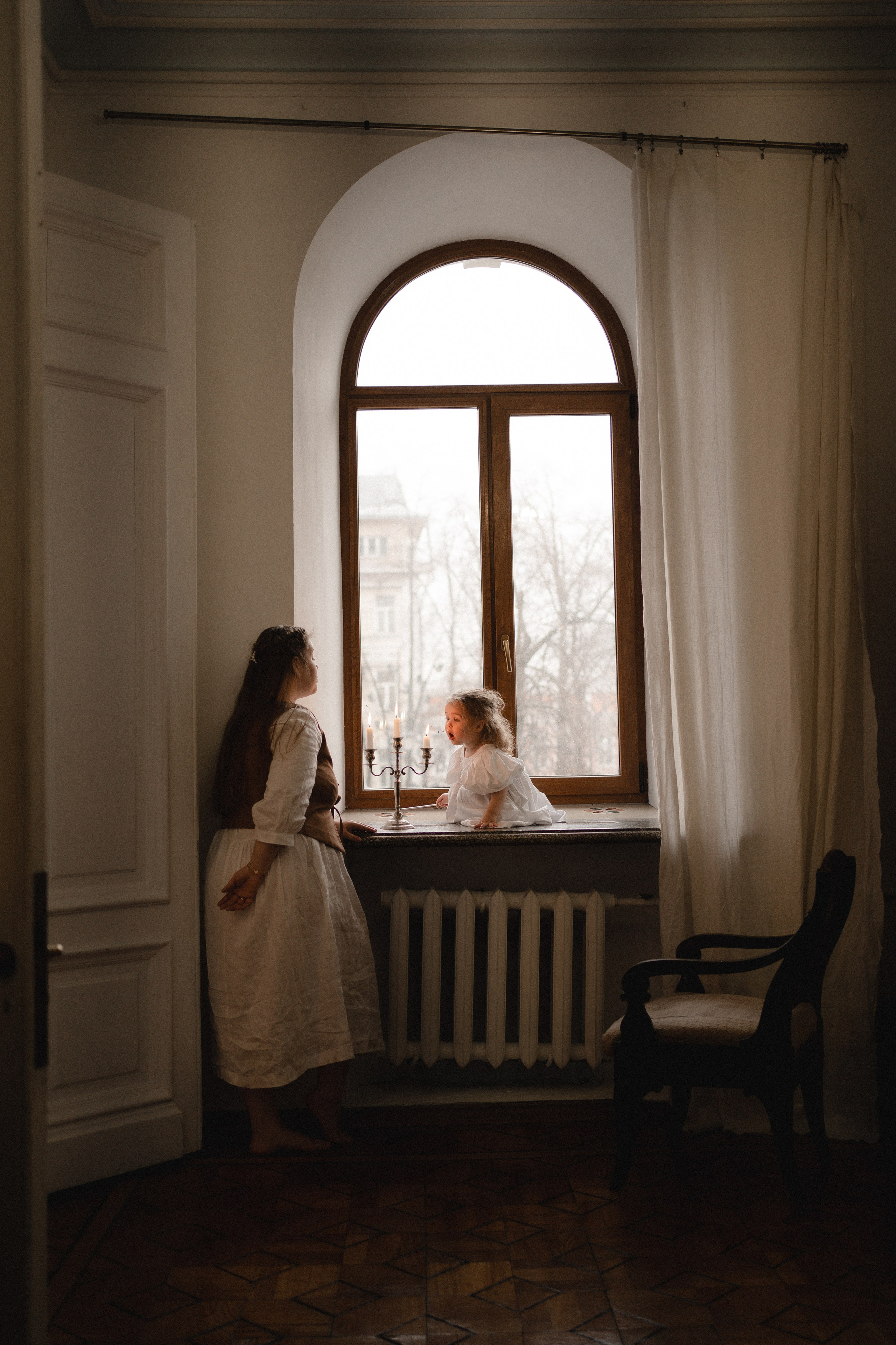 Винтажная фотосессия с дочкой. Семейный фотограф в Москве и в Домодедово Екатерина Патракова