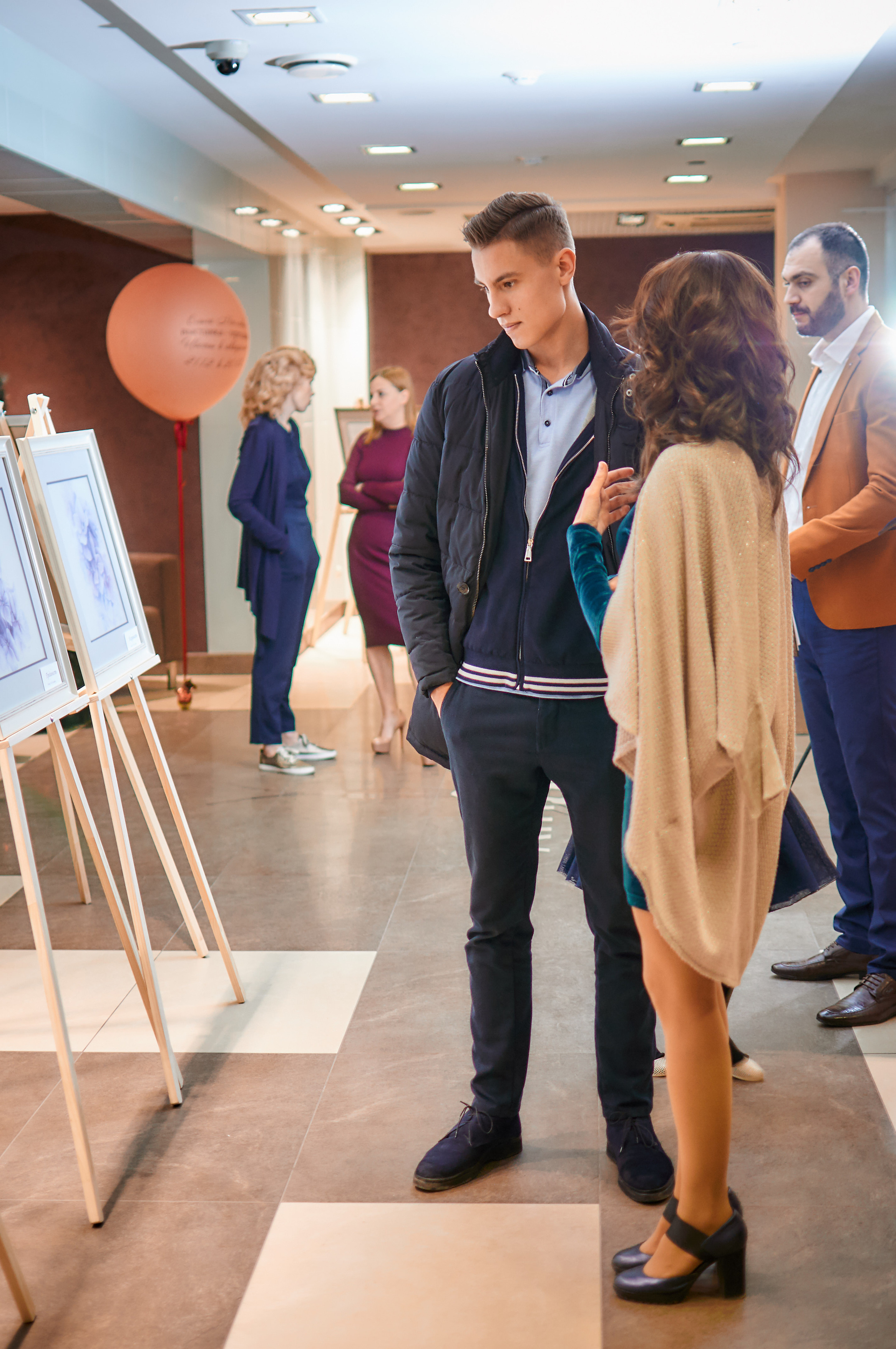 Выставка картин Ольги Масловой. Фотограф в Екатеринбурге Наталия Нарышкина, бизнес контент, танец