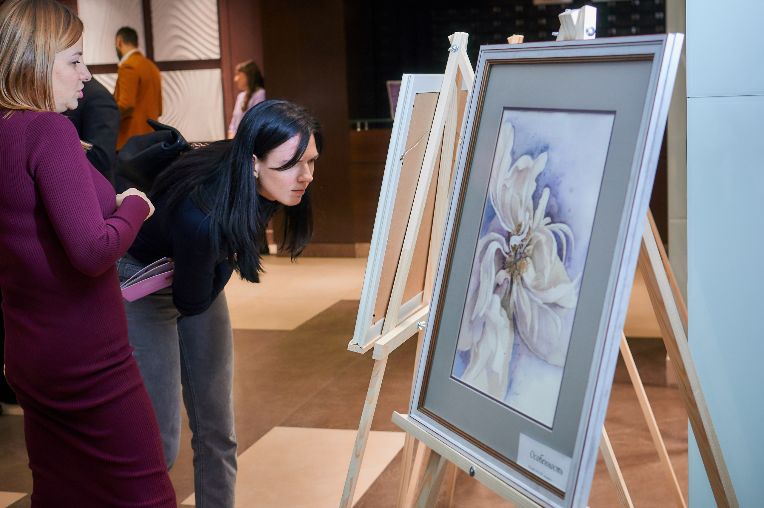 Выставка картин Ольги Масловой. Фотограф в Екатеринбурге Наталия Нарышкина, бизнес контент, танец